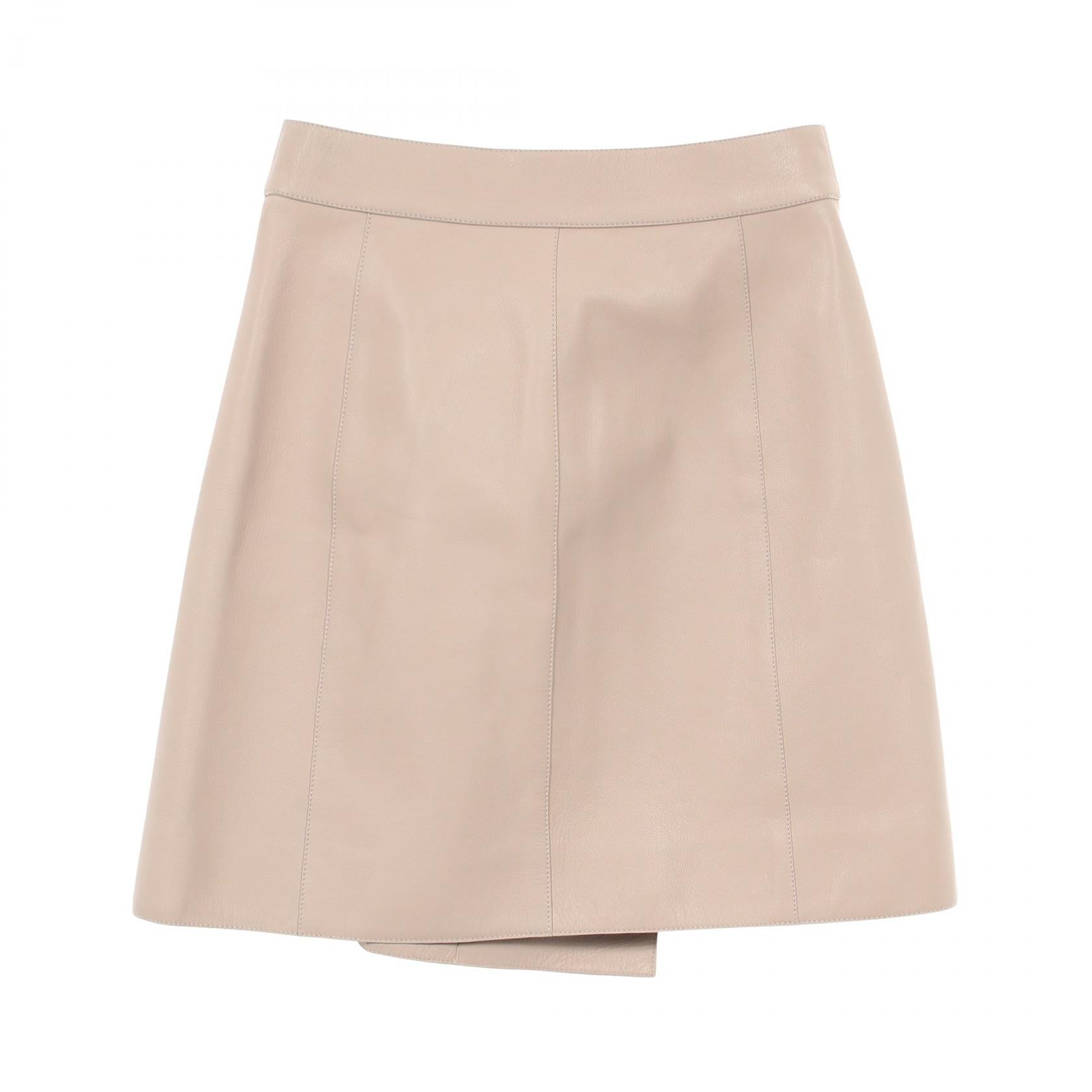 エルメス レザースカート