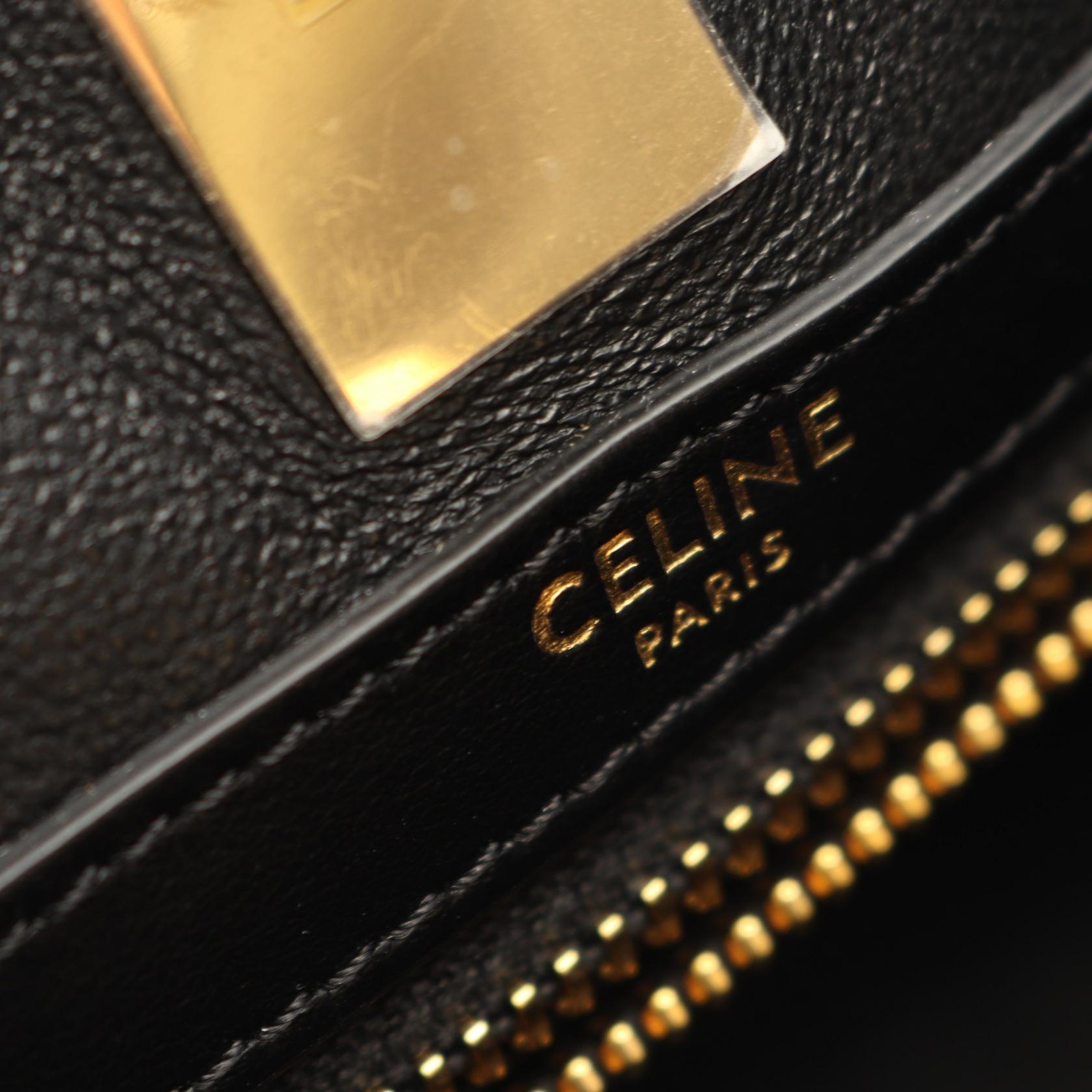 セリーヌ カバ16 レザー トートバッグ
