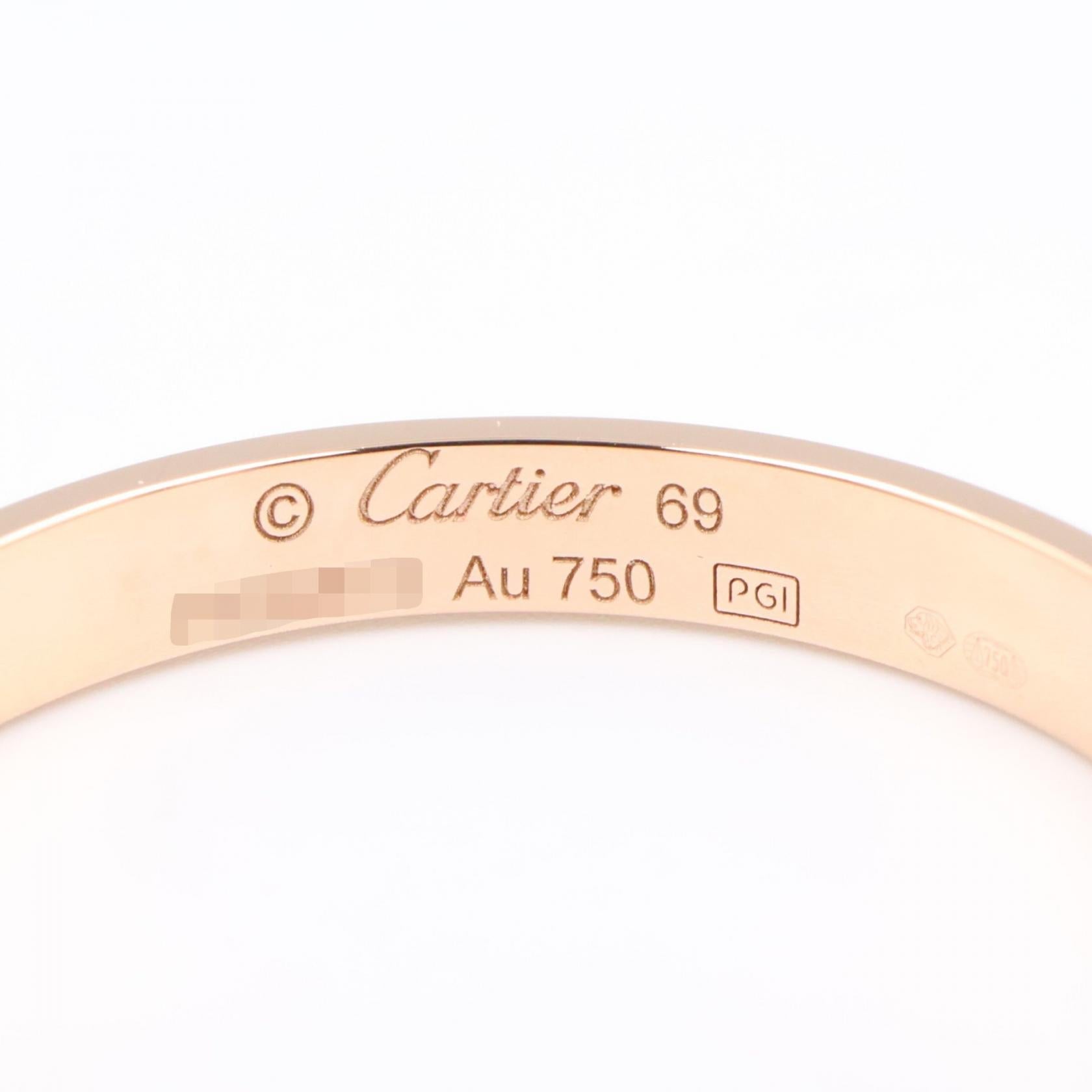 カルティエ ミニラブ Au750 リング 28号