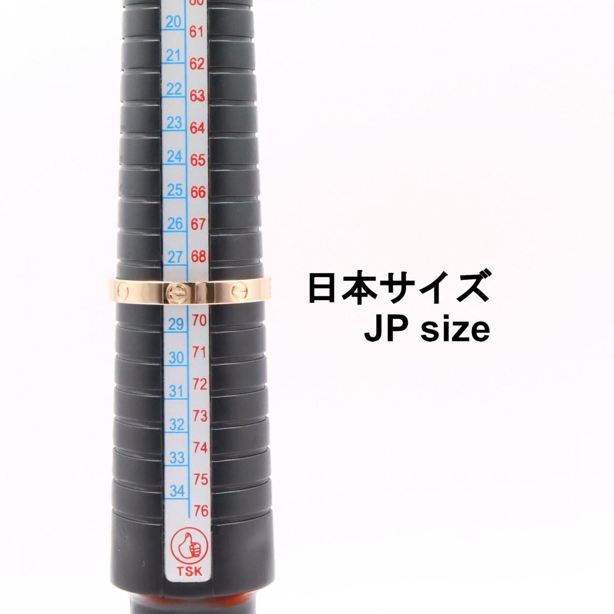 カルティエ ミニラブ Au750 リング 28号