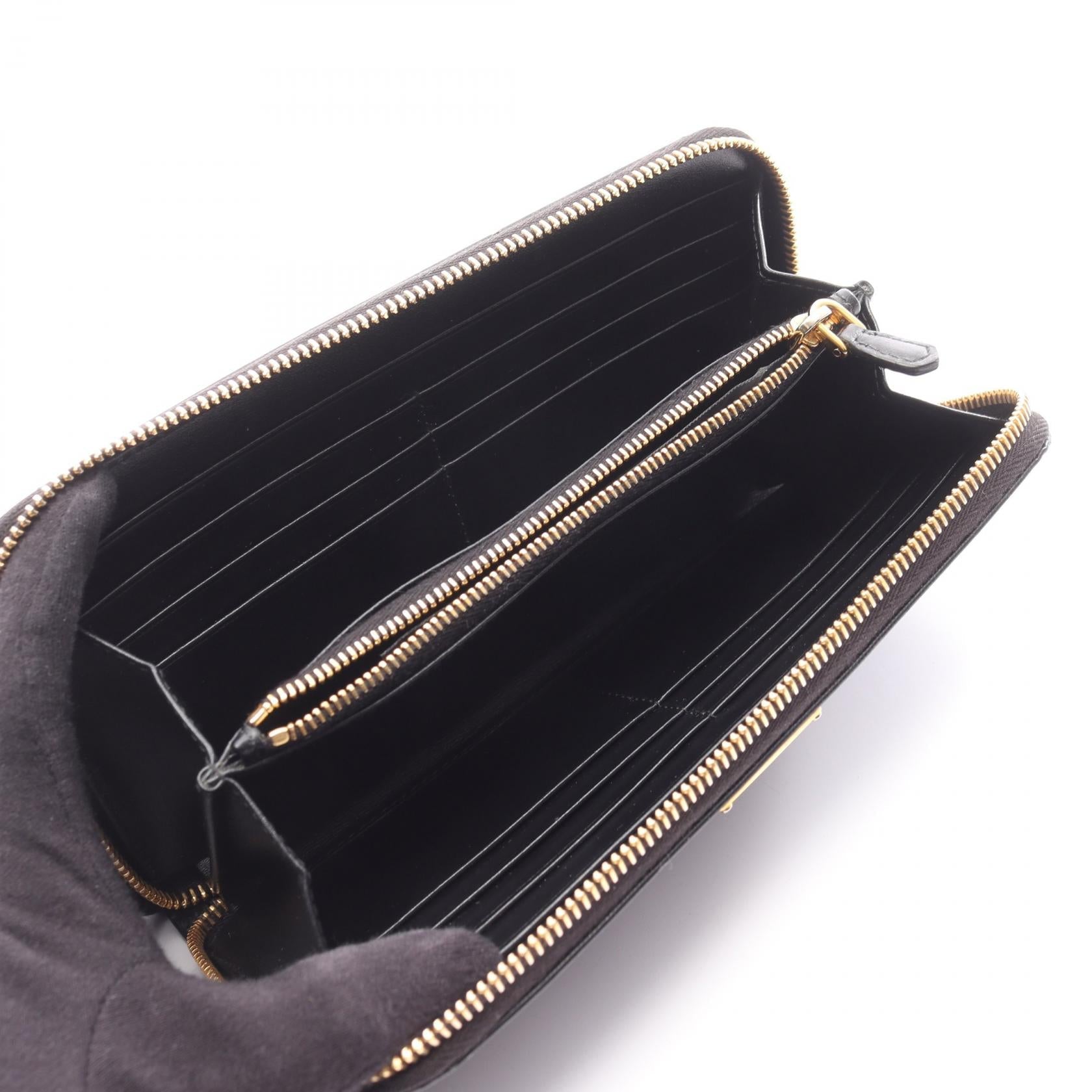 プラダ VITTELLO MOVE TR レザー長財布