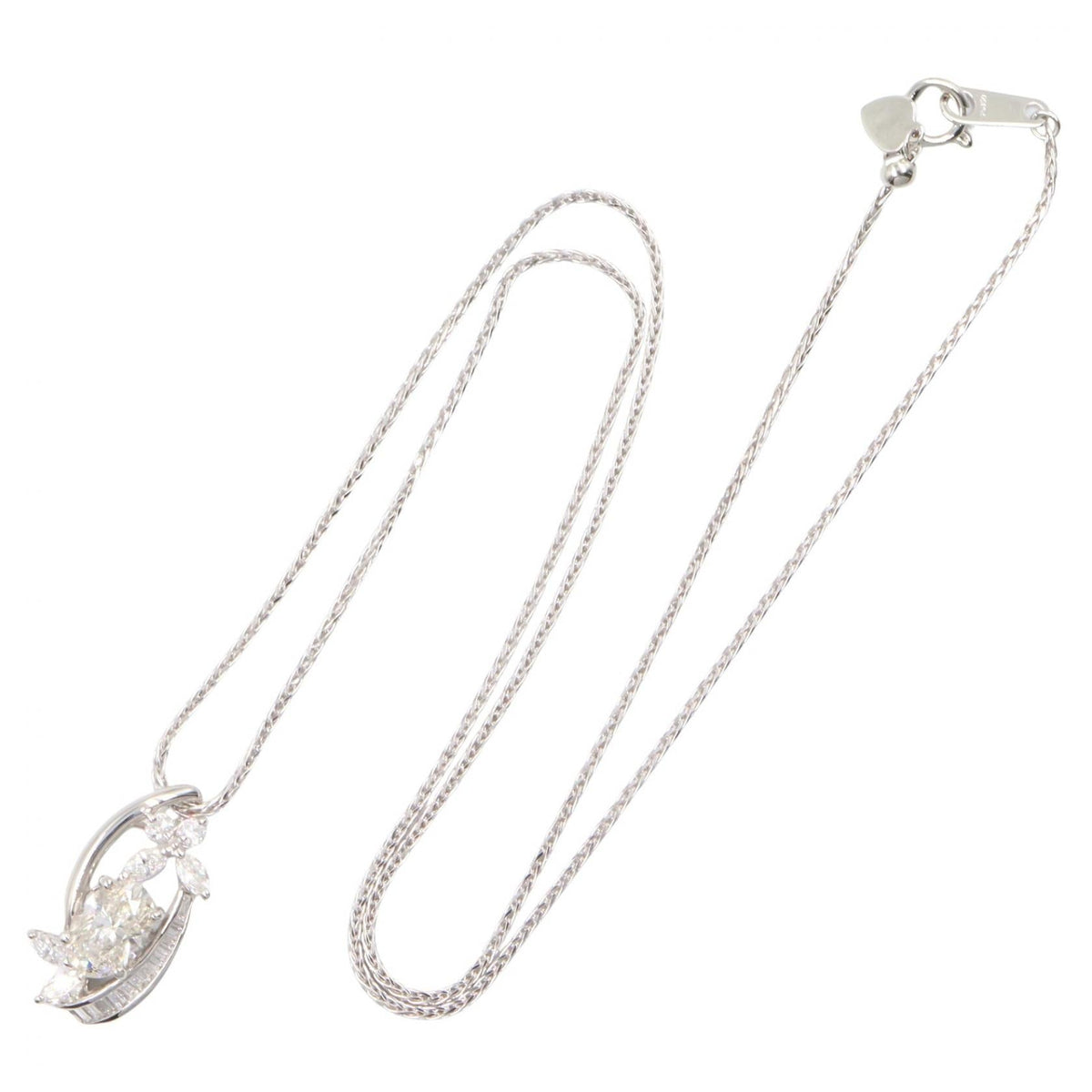 ジュエリー プラチナダイヤモンドネックレス
