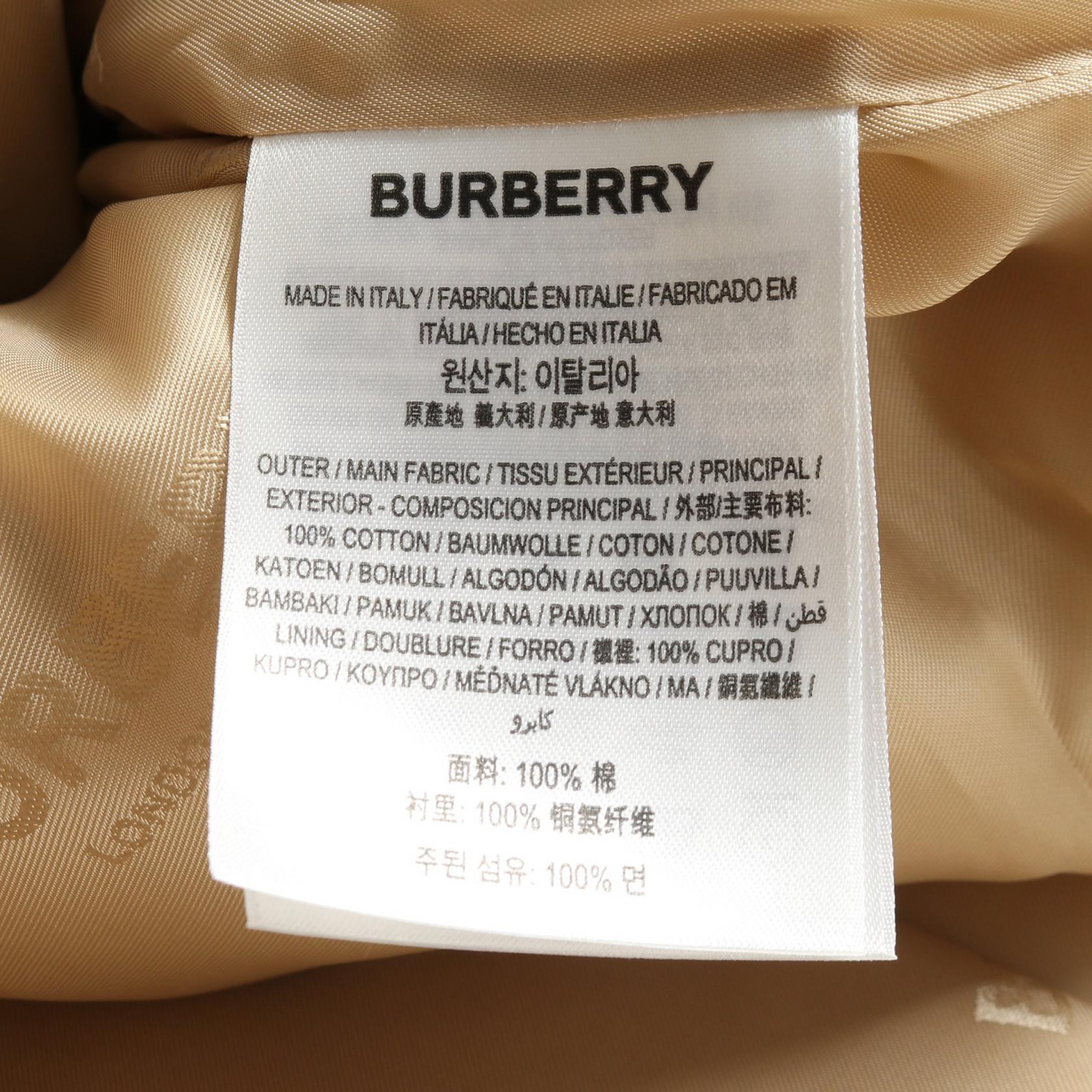 バーバリー コットンギャバジン トレンチコート
