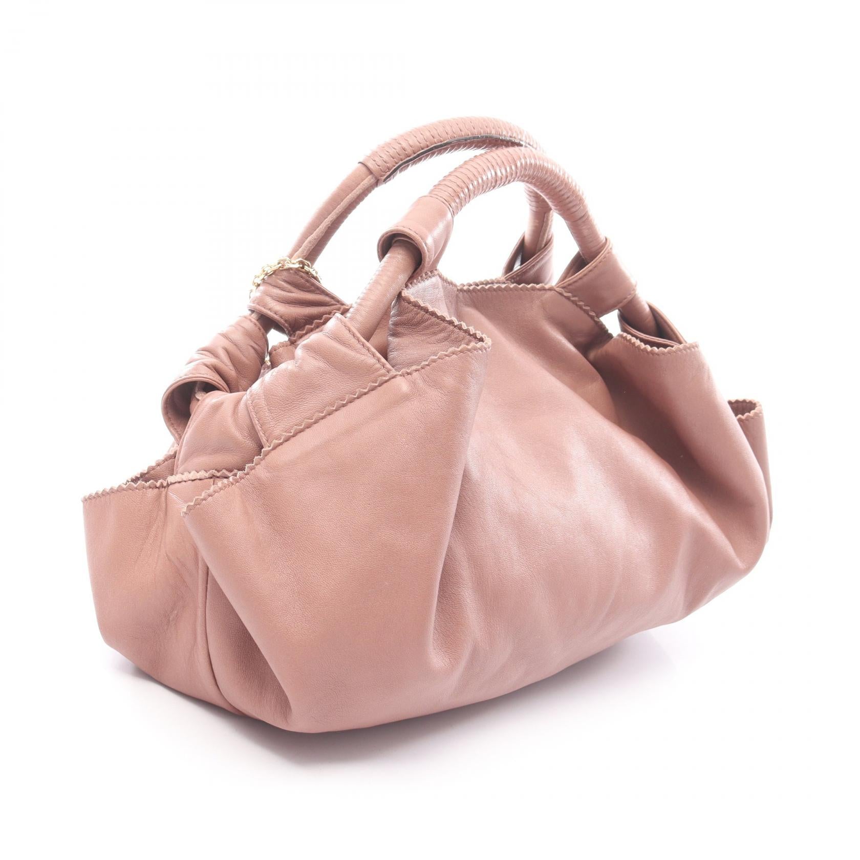 ロエベ ナッパアイレ レザーハンドバッグ