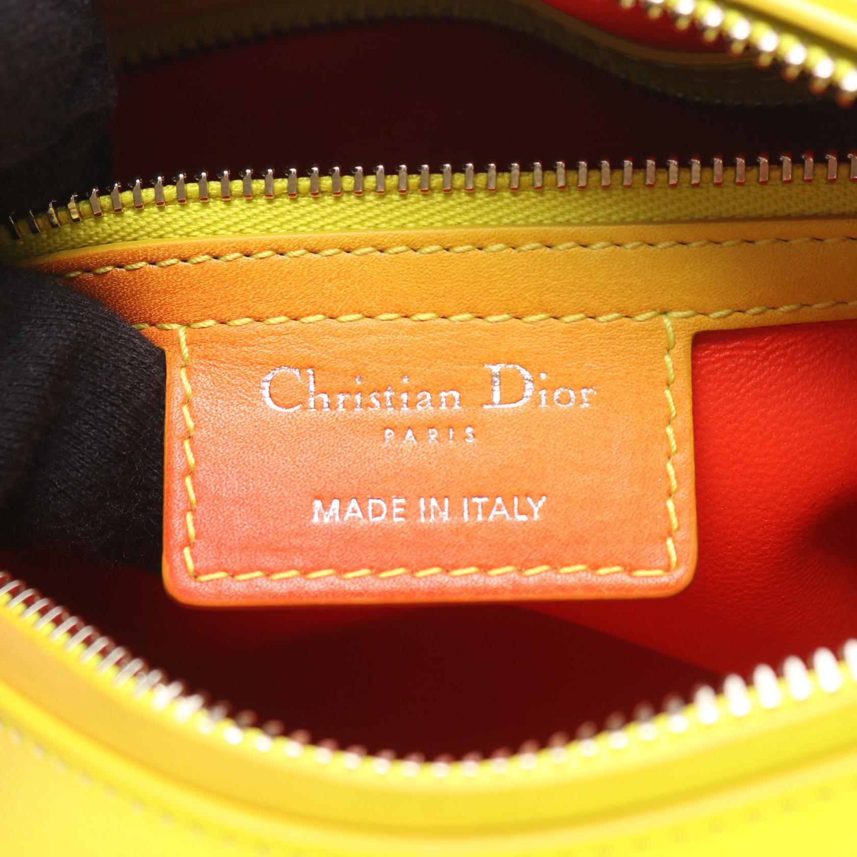 ディオール LADY DIOR レザーハンドバッグ