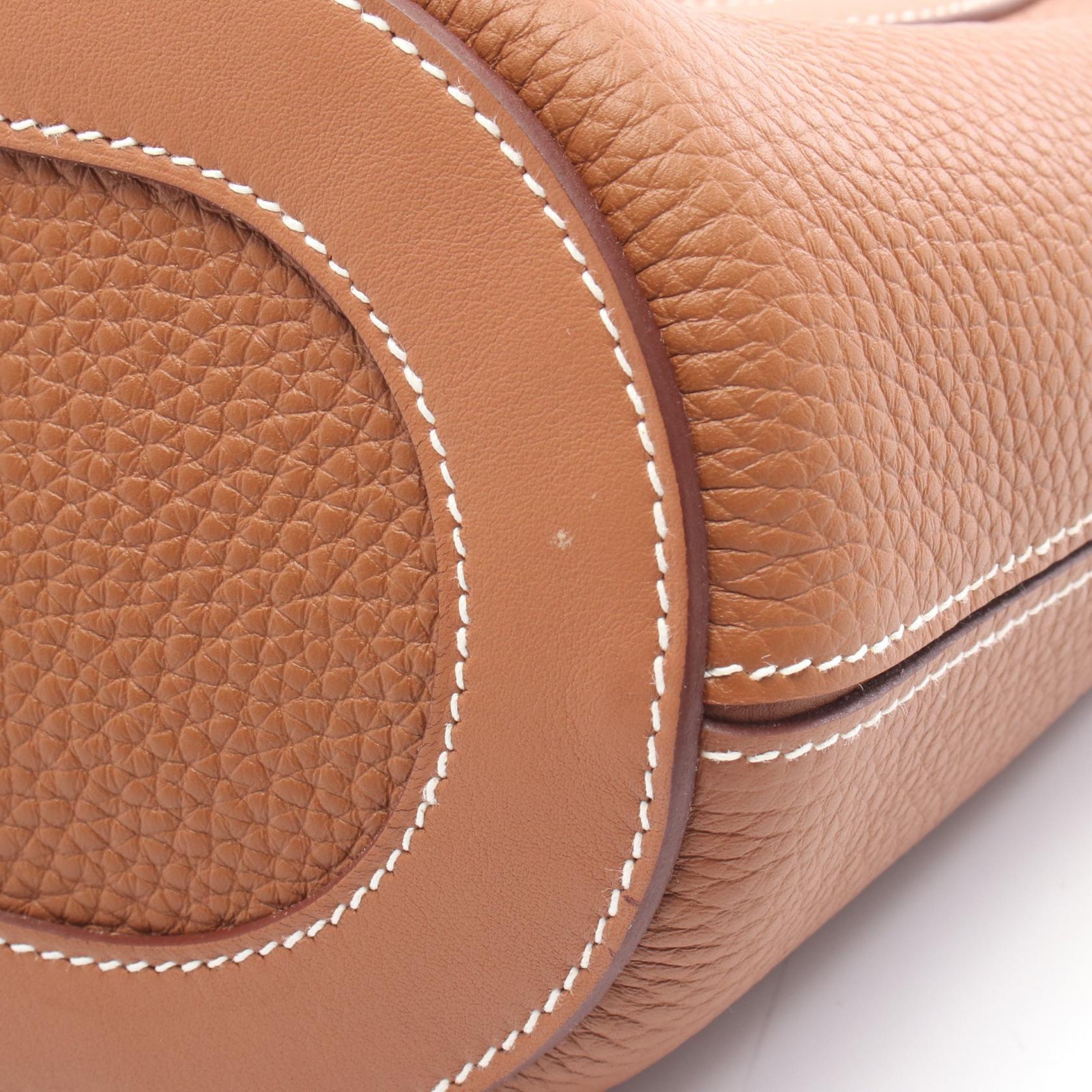 エルメス インザループ18 レザー ハンドバッグ