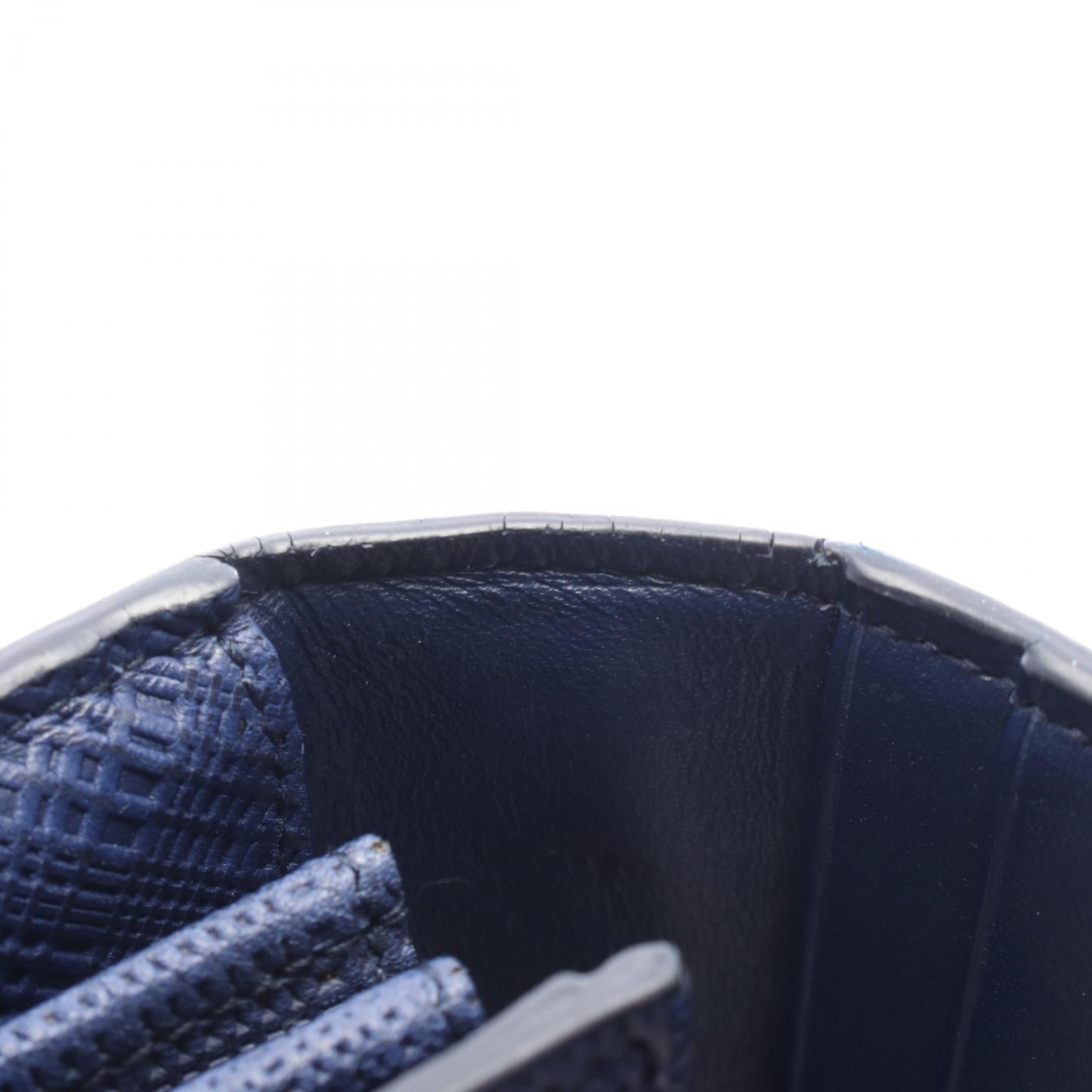 ロエベ LINEN レザー二つ折り長財布