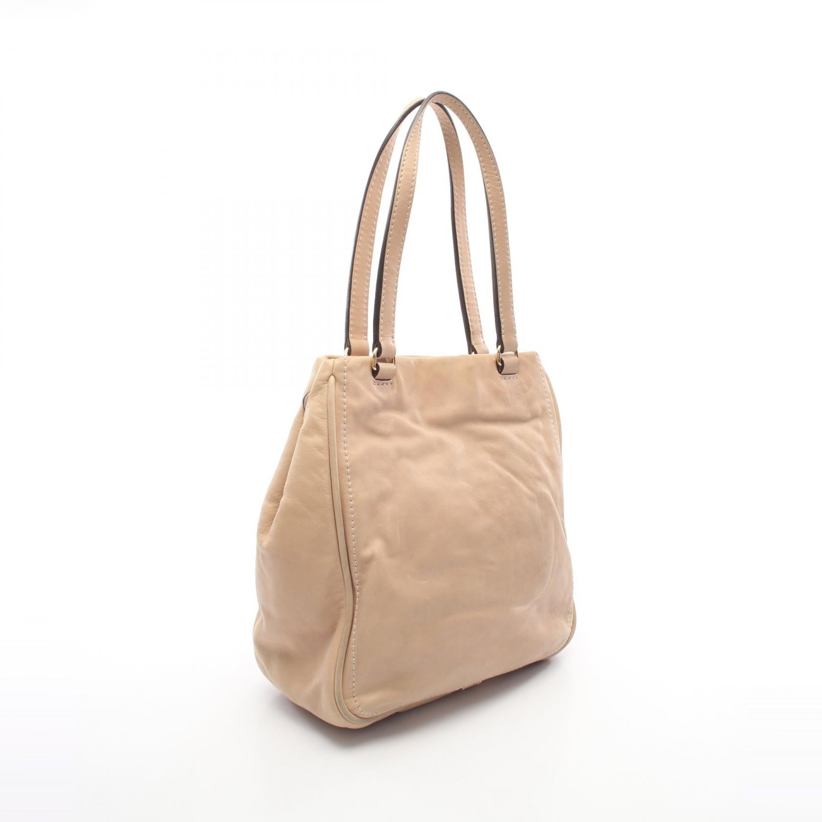 ロエベ アナグラム レザーショルダーバッグ