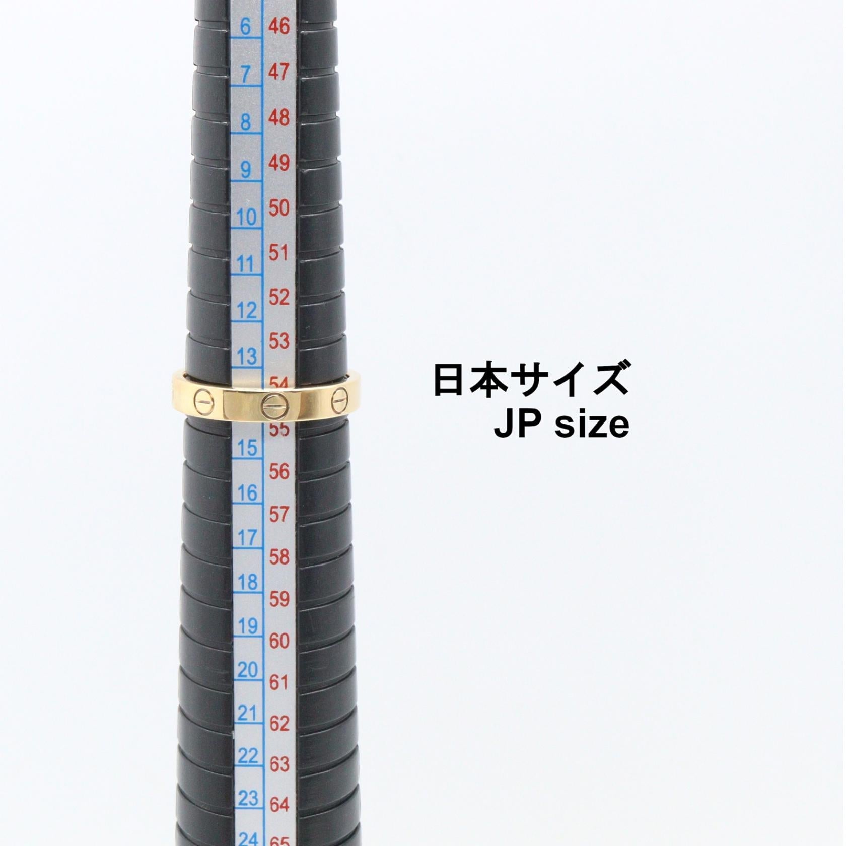 カルティエ ミニラブリング Au750 リング 14号