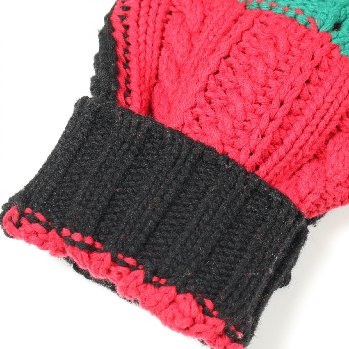 シュプリーム Patchwork Cable Knit コットンカーディガン