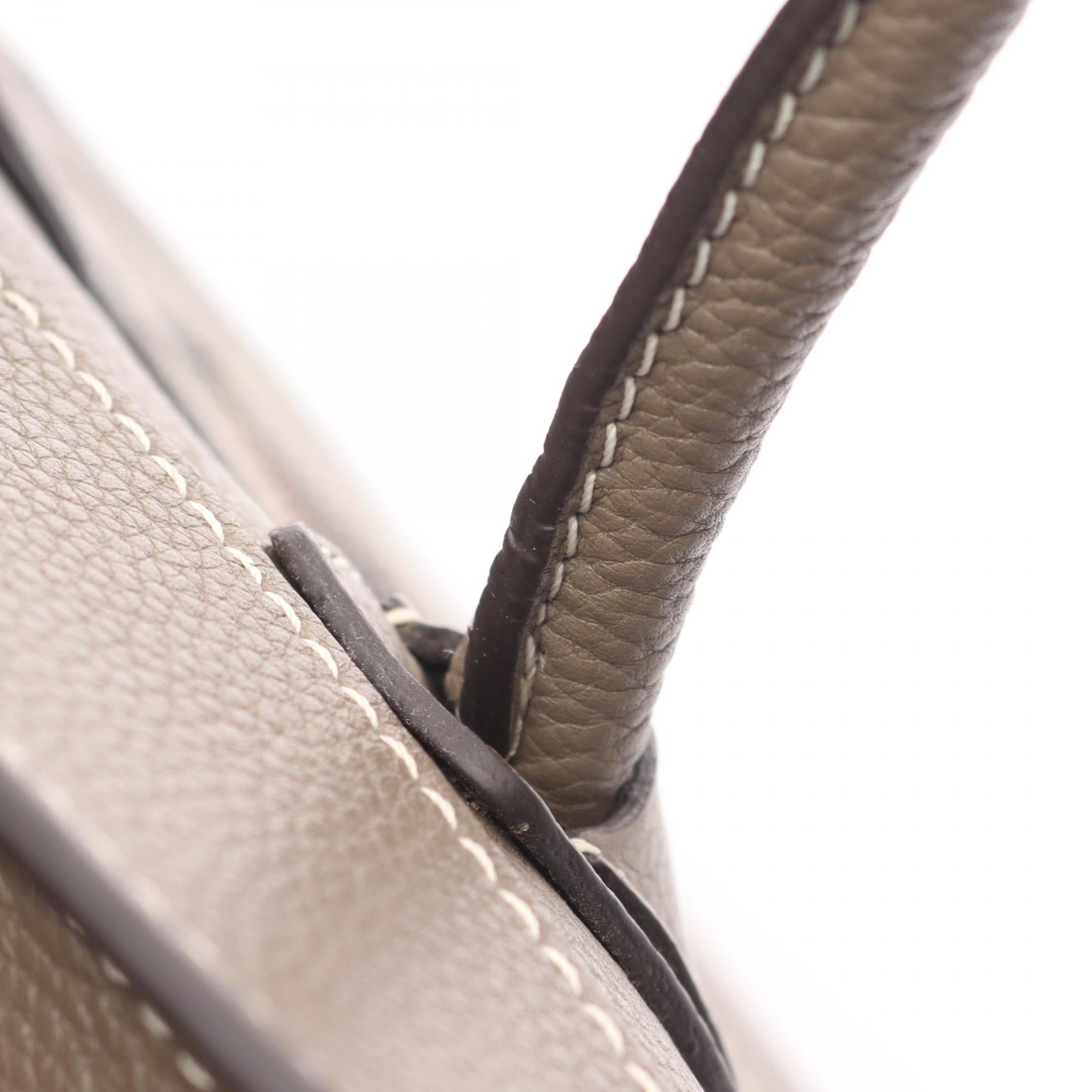 セリーヌ ラゲージマイクロショッパー レザートートバッグ