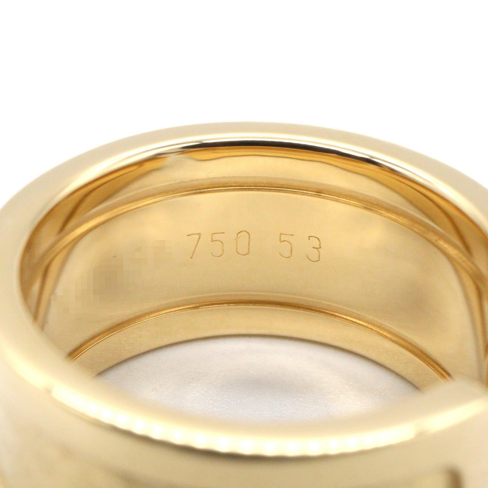 カルティエ C2ワイド Au750 リング 12号