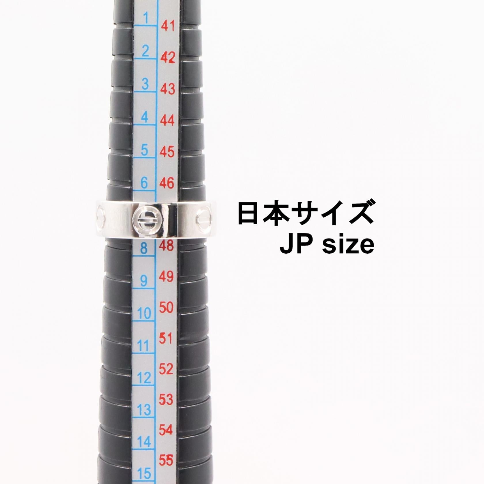 カルティエ ラブ Au750ホワイトゴールド リング 7号