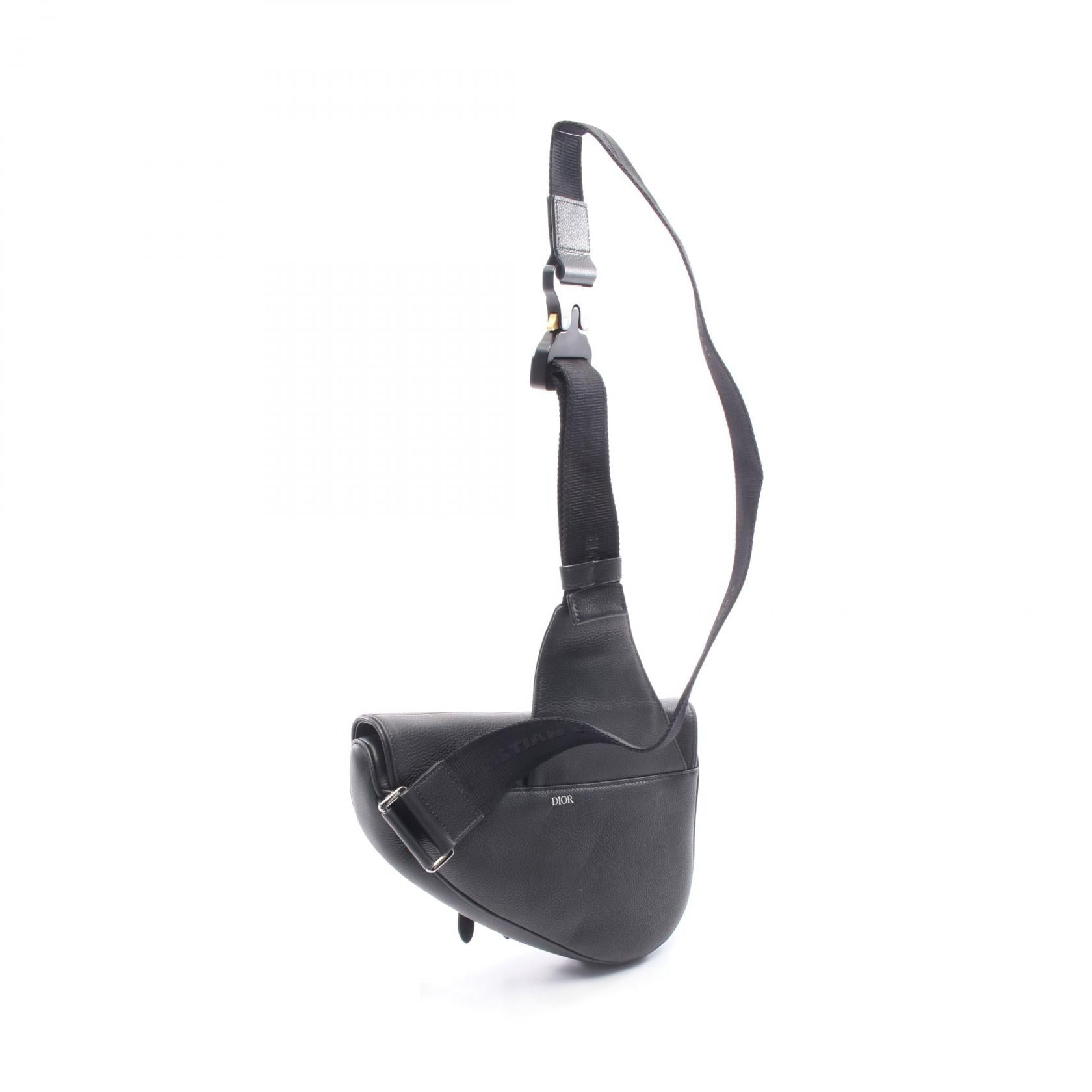ディオール DIOR × ERL SADDLE レザーウエストバッグ