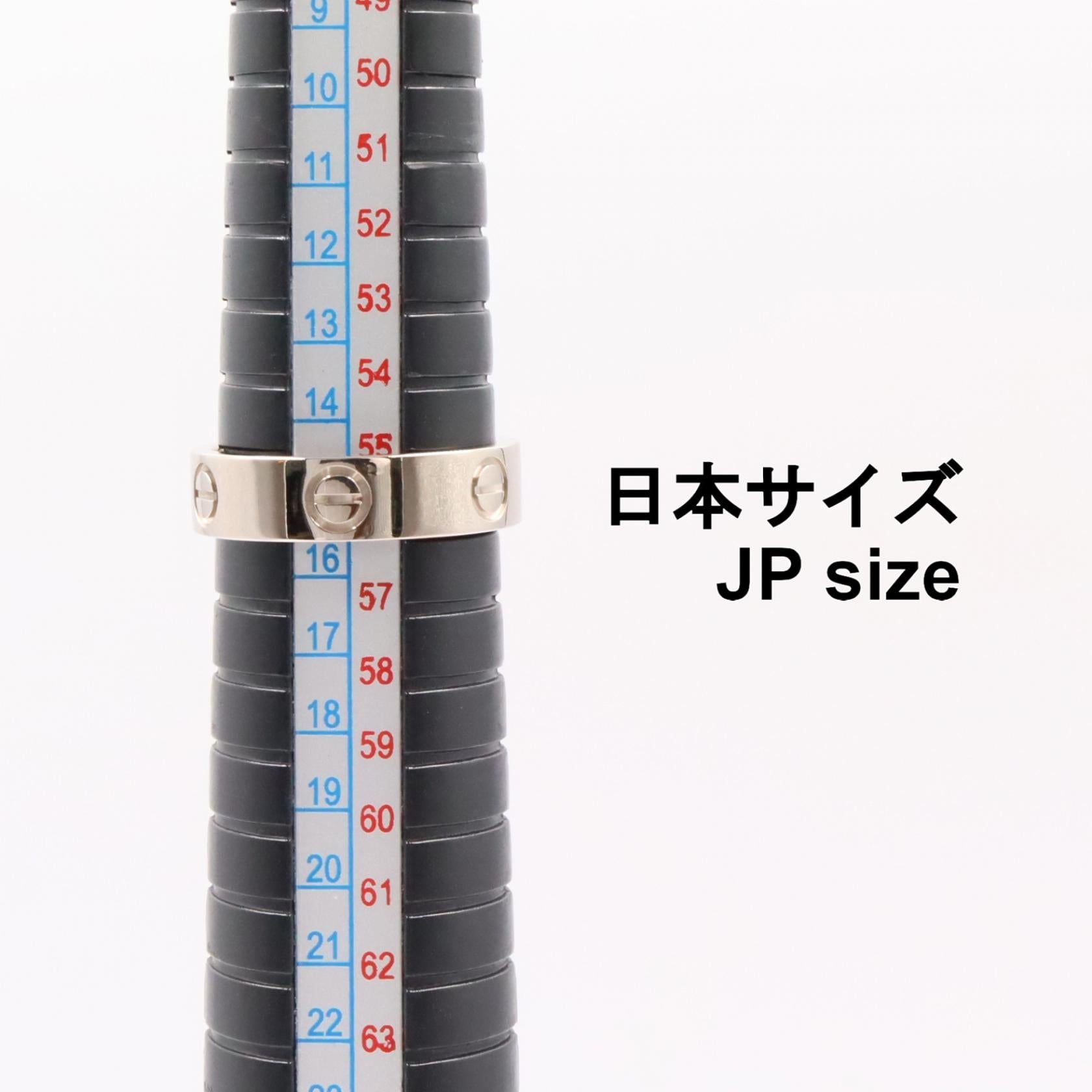 カルティエ ラブ Au750ホワイトゴールド リング 16号