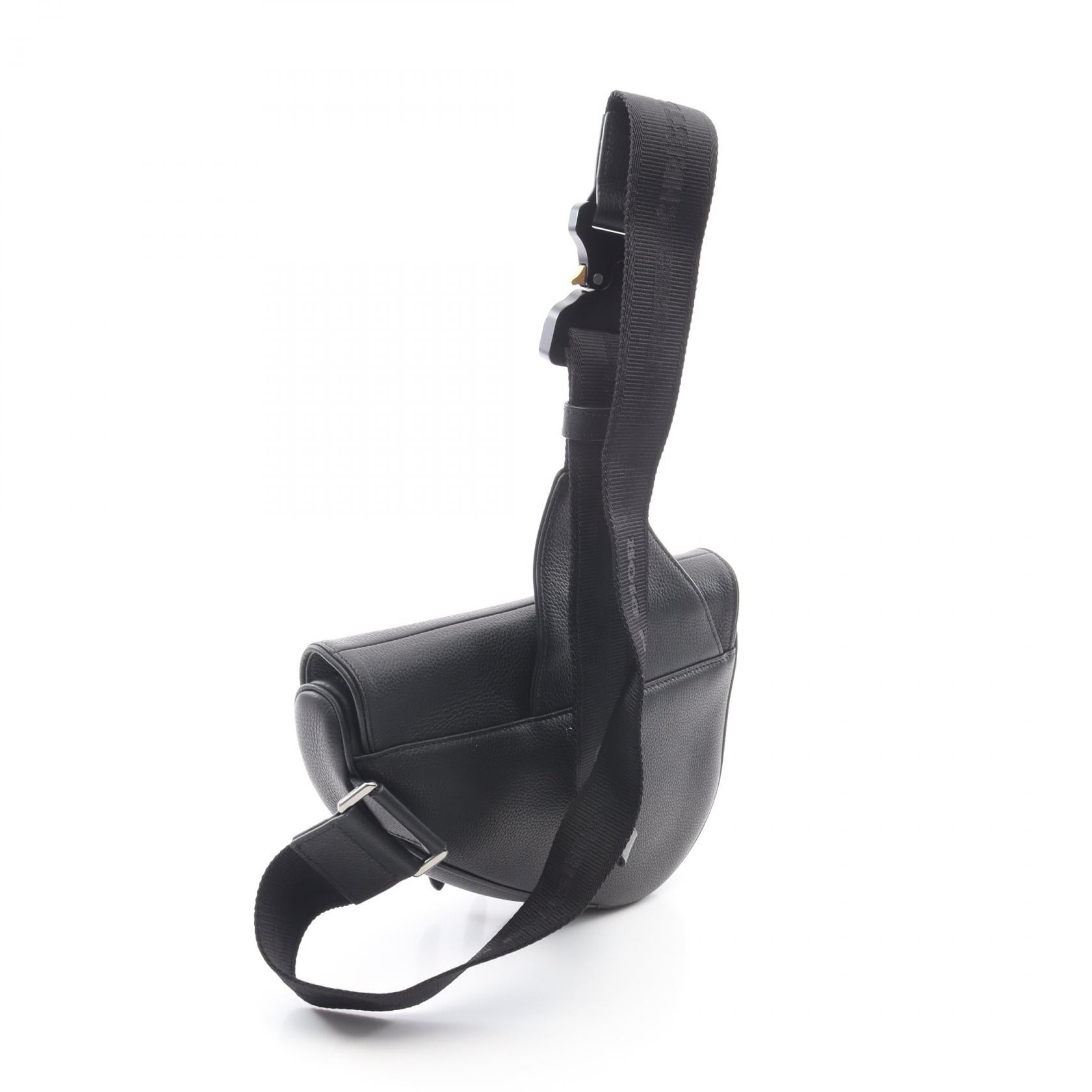 ディオール DIOR × ERL SADDLE レザーウエストバッグ