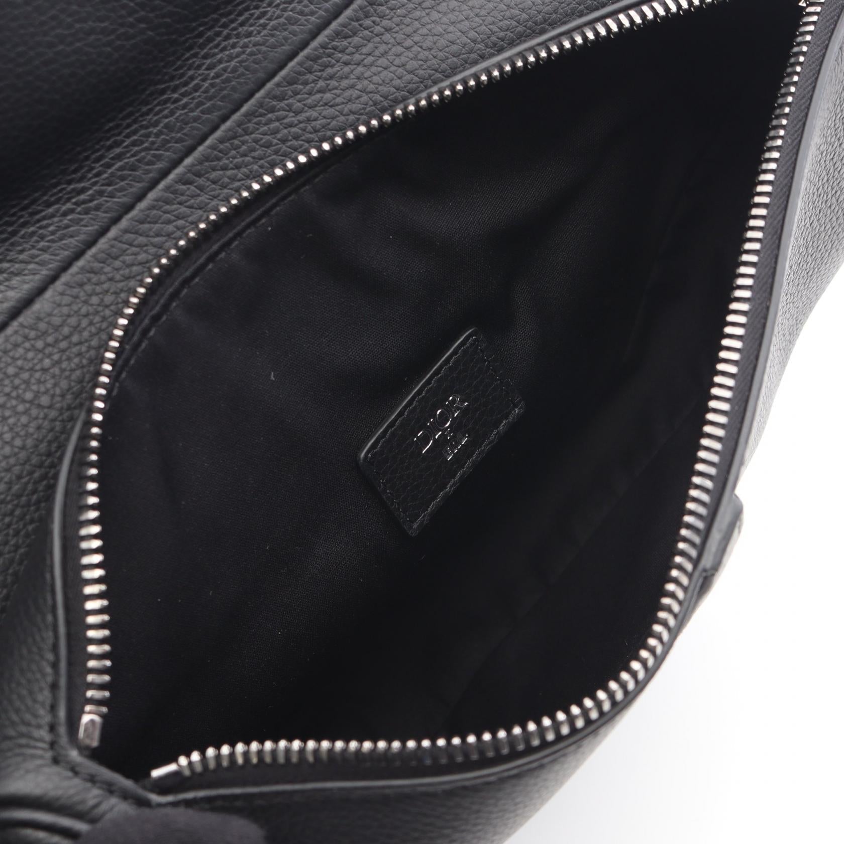 ディオール DIOR × ERL SADDLE レザーウエストバッグ