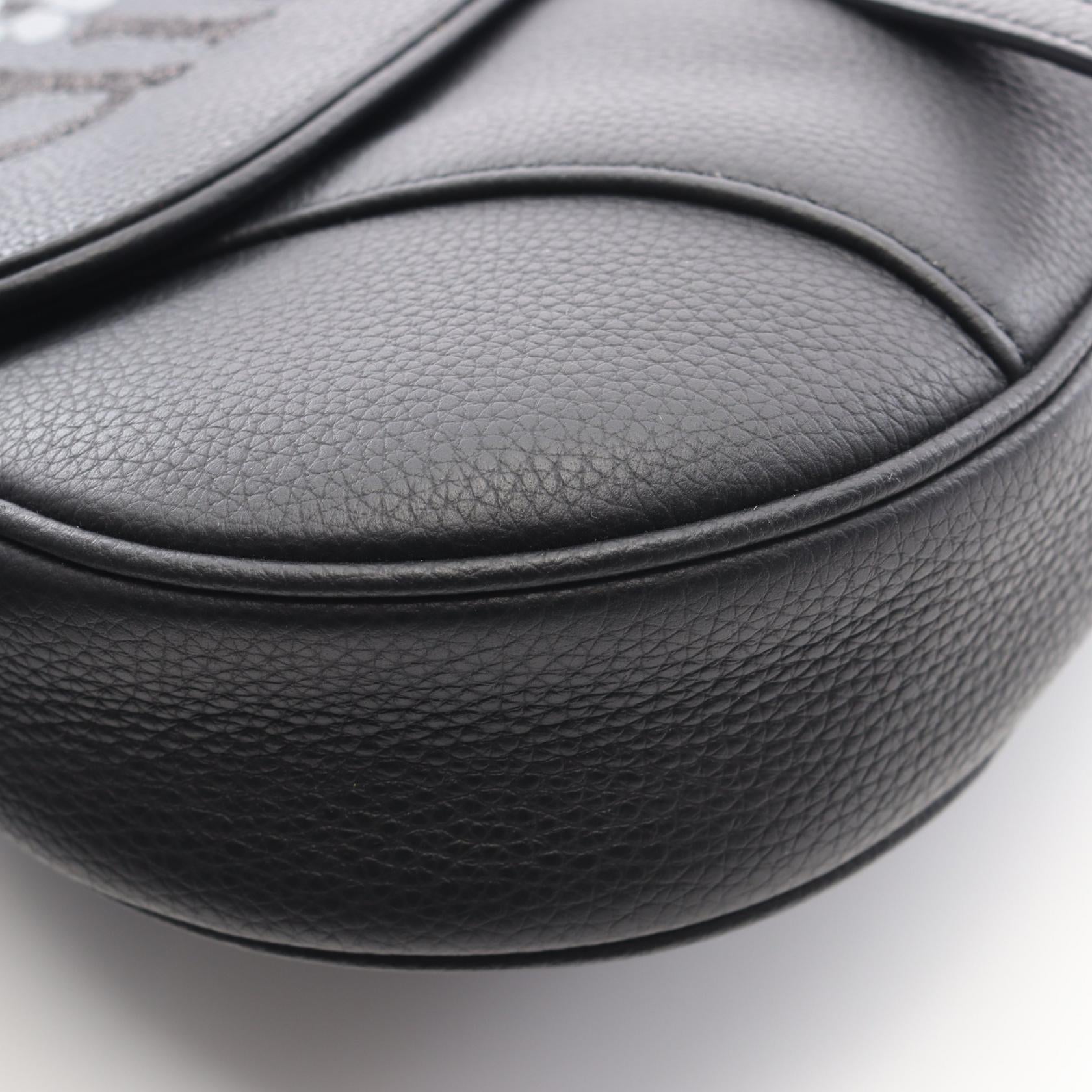ディオール DIOR × ERL SADDLE レザーウエストバッグ