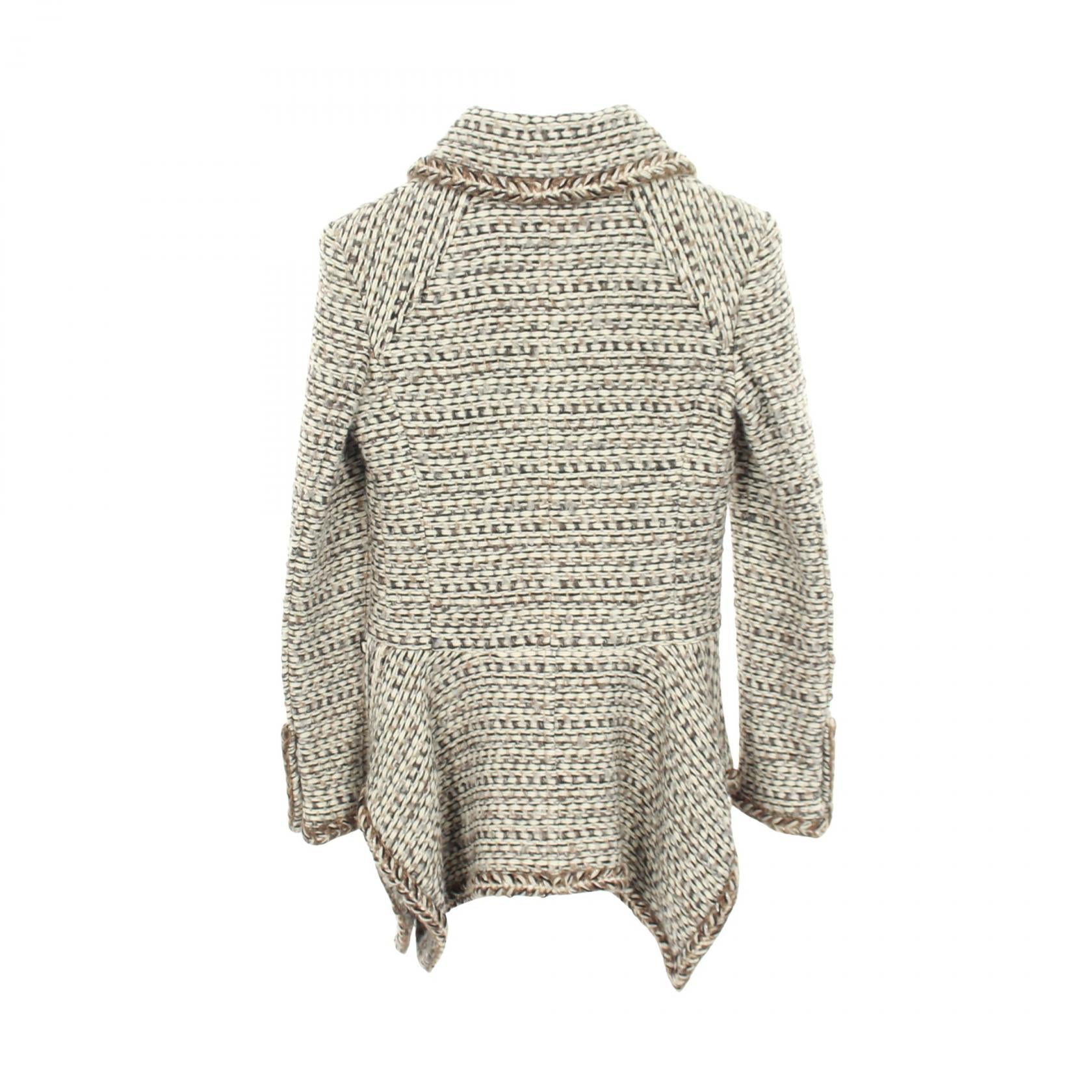 シャネル ウールカシミヤアルパカコート
