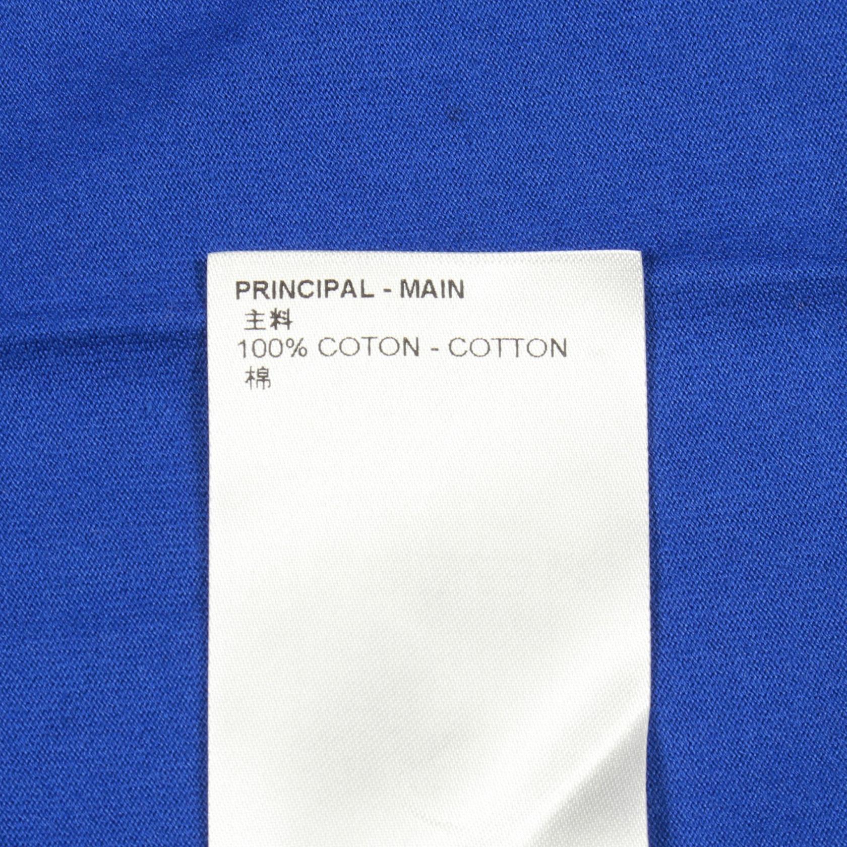 ルイヴィトン エンボスLVロゴ コットン 半袖Tシャツ
