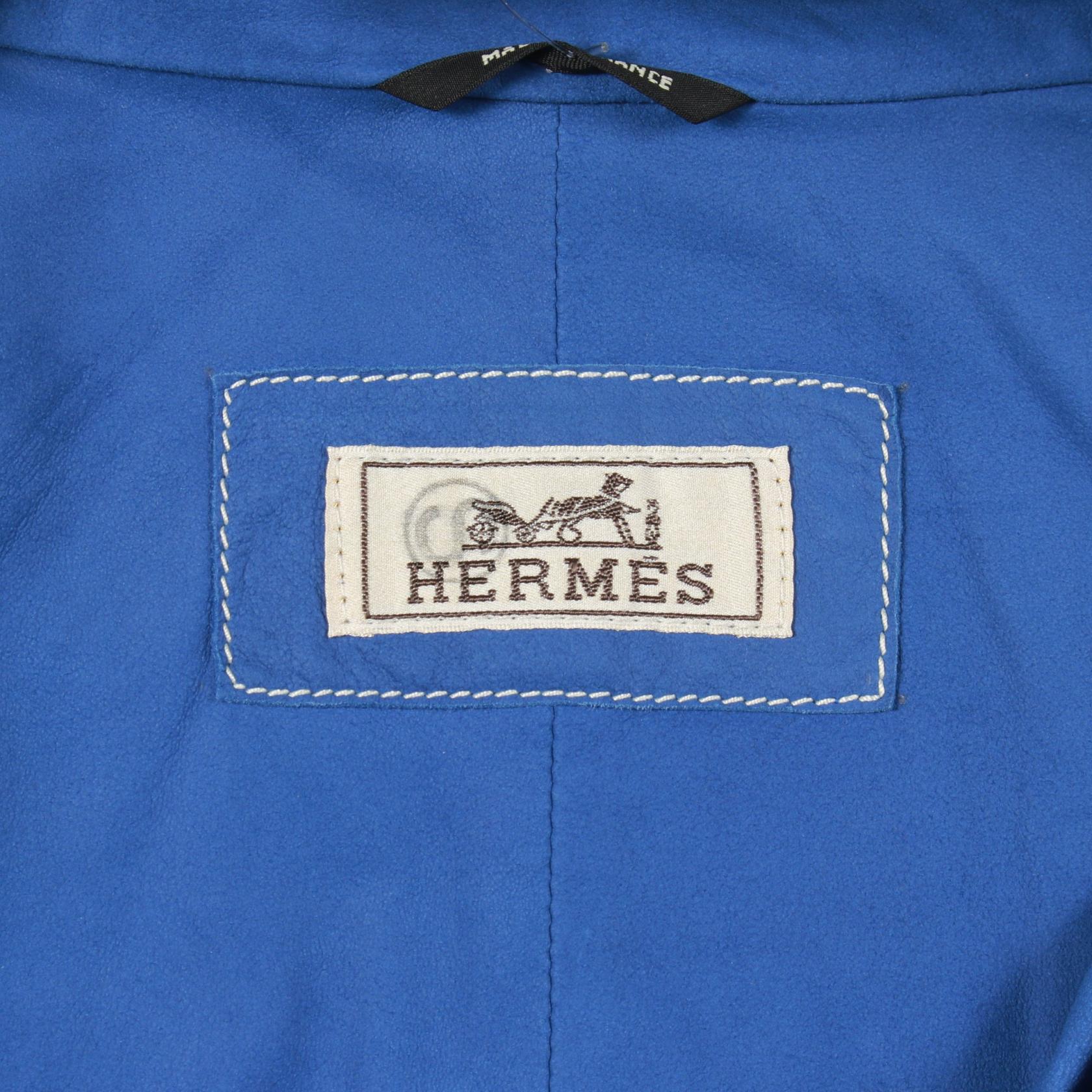 エルメス レザー コットン トップス