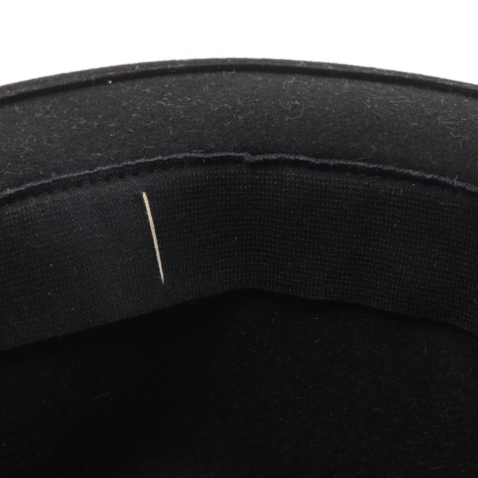 シャネル ココマーク ラビットフェルトハット