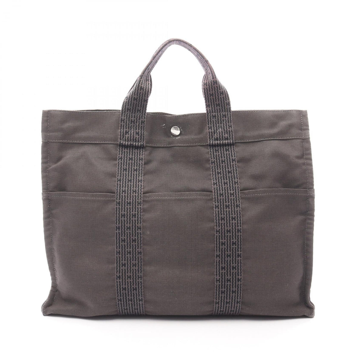 エルメス エールラインMM ナイロンキャンバス トートバッグ