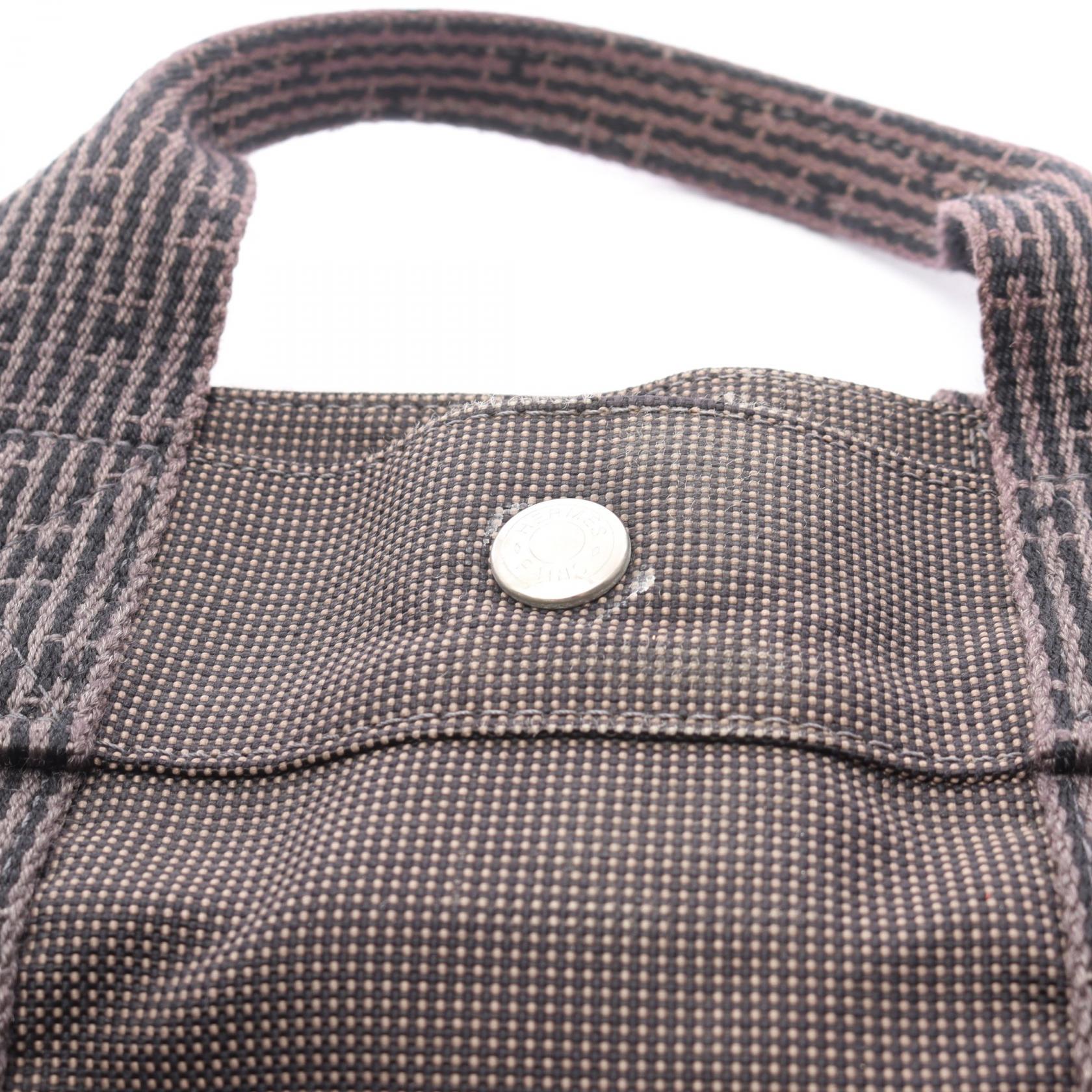 エルメス エールラインMM ナイロンキャンバス トートバッグ
