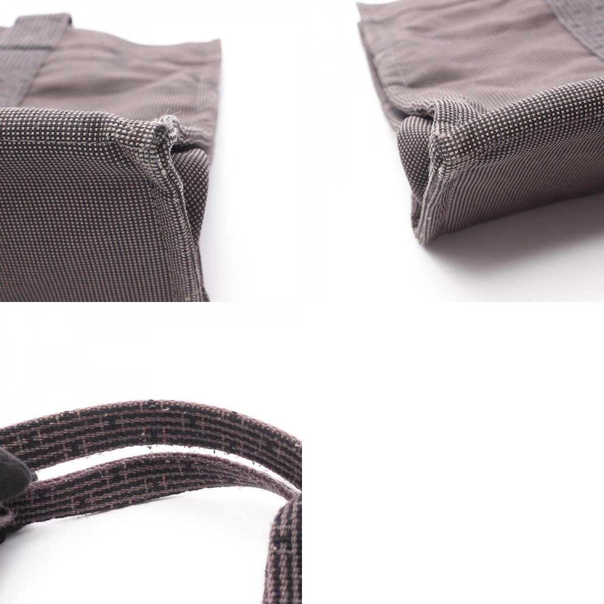 エルメス エールラインMM ナイロンキャンバス トートバッグ