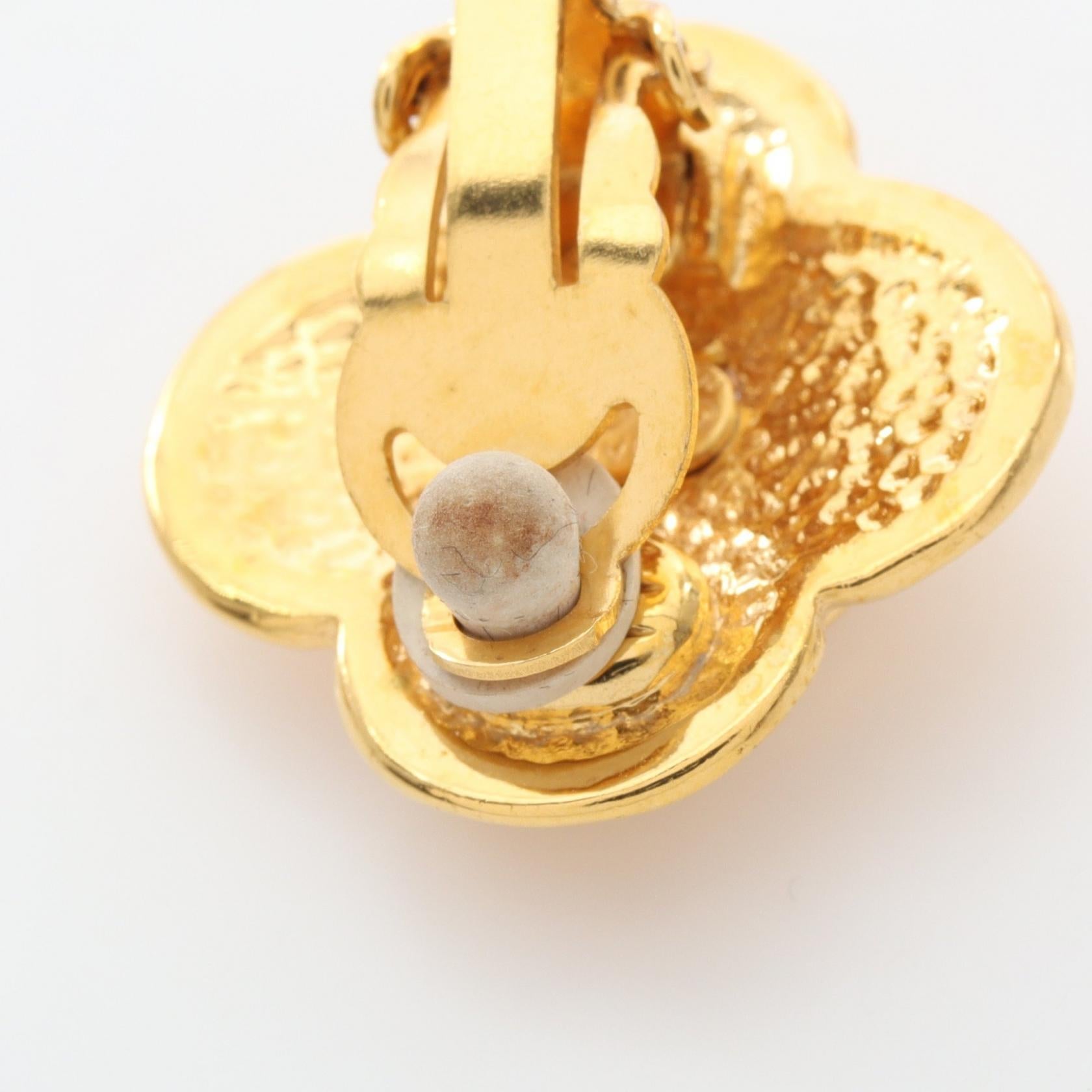 シャネル ココマーク フラワー イヤリング