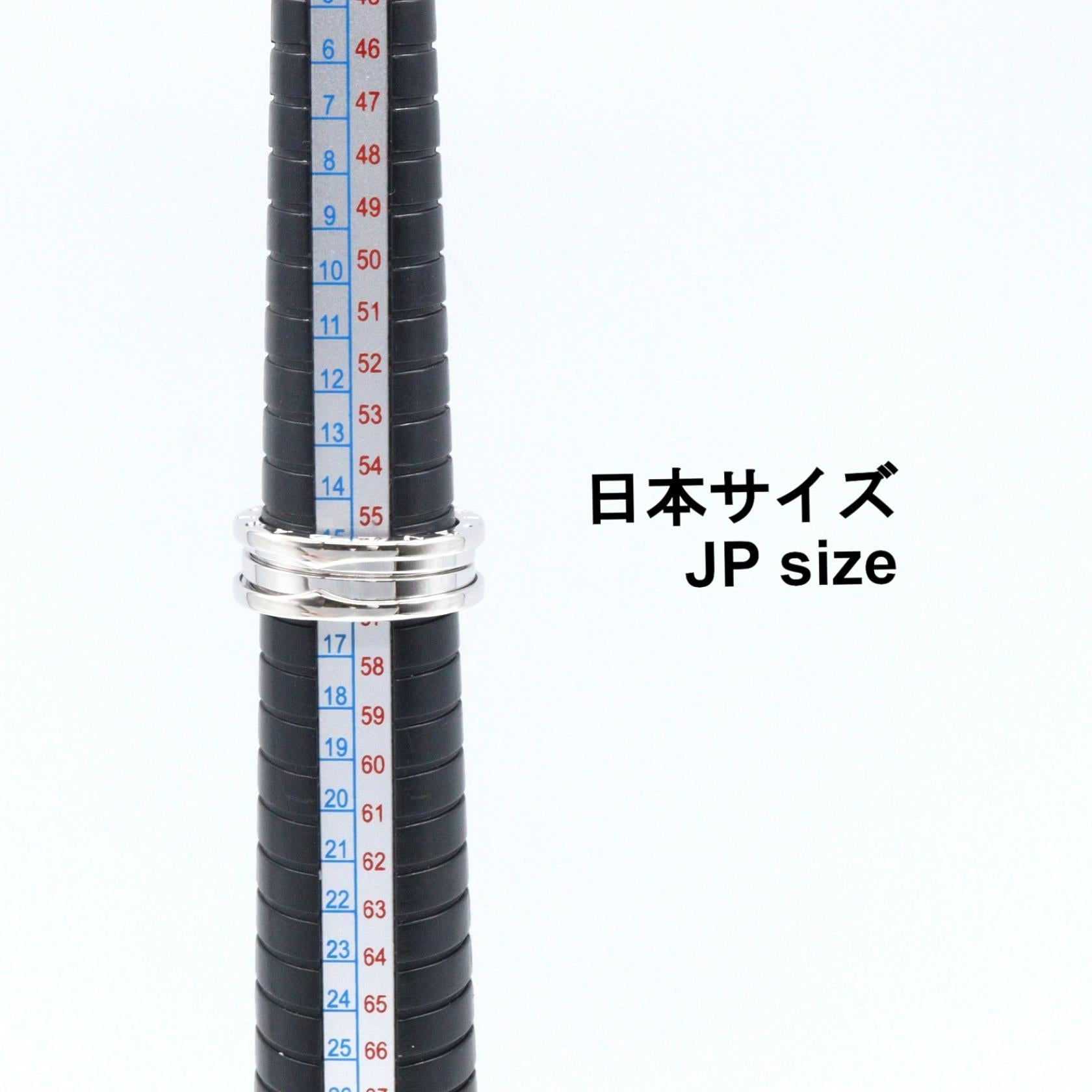 ブルガリ ビーゼロワン Au750ホワイトゴールド リング 15.5号