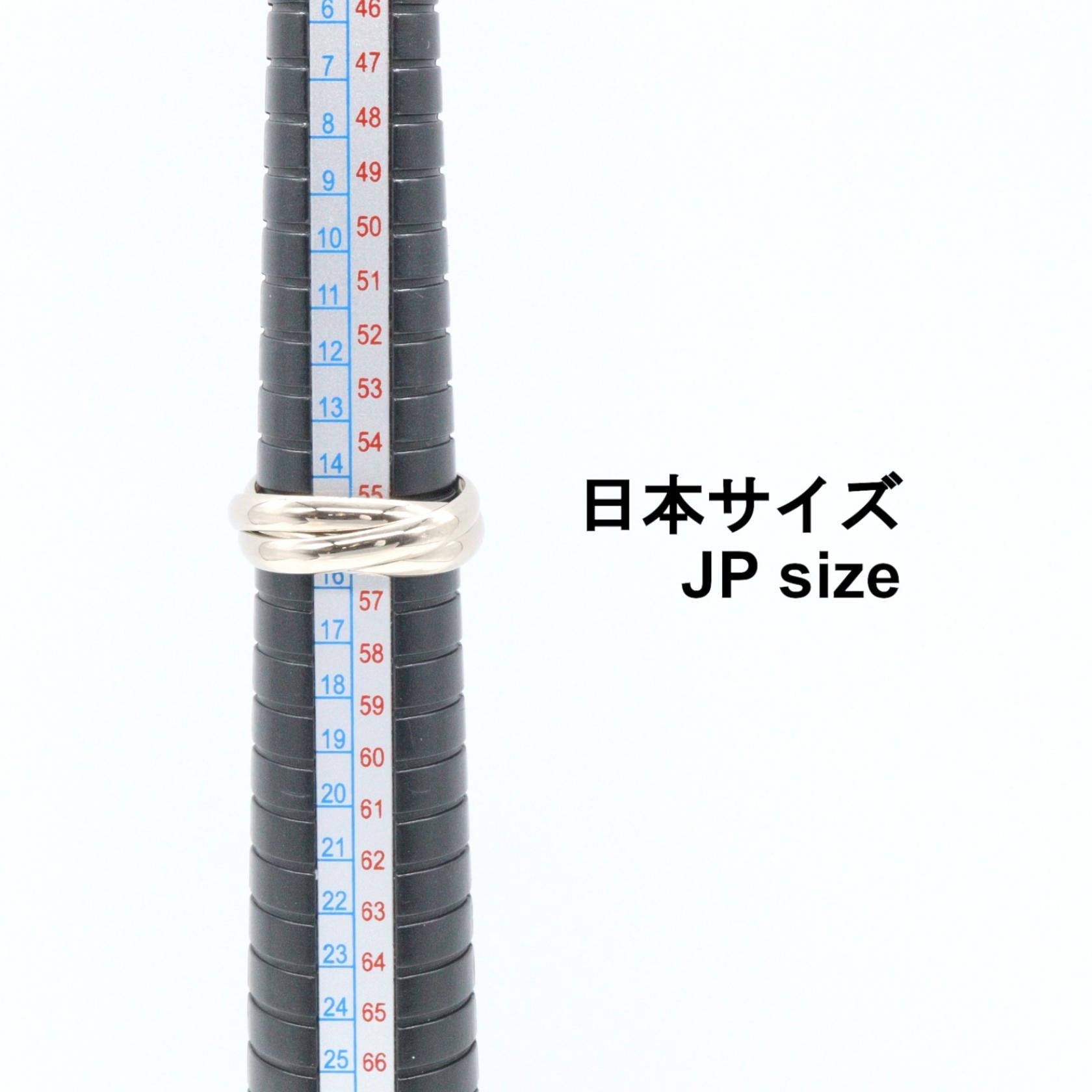 カルティエ トリニティ Au750ホワイトゴールド リング 15号
