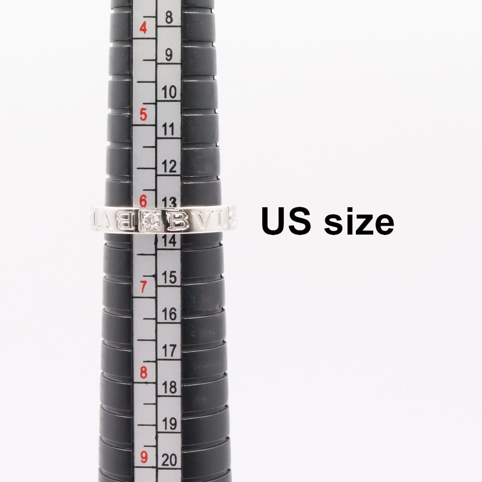 ブルガリ ビーゼロワン Au750 ダイヤモンドリング 12号