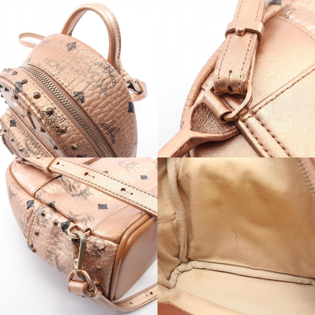 エムシーエム Bebebo Mini Backpack レザーリュックサック