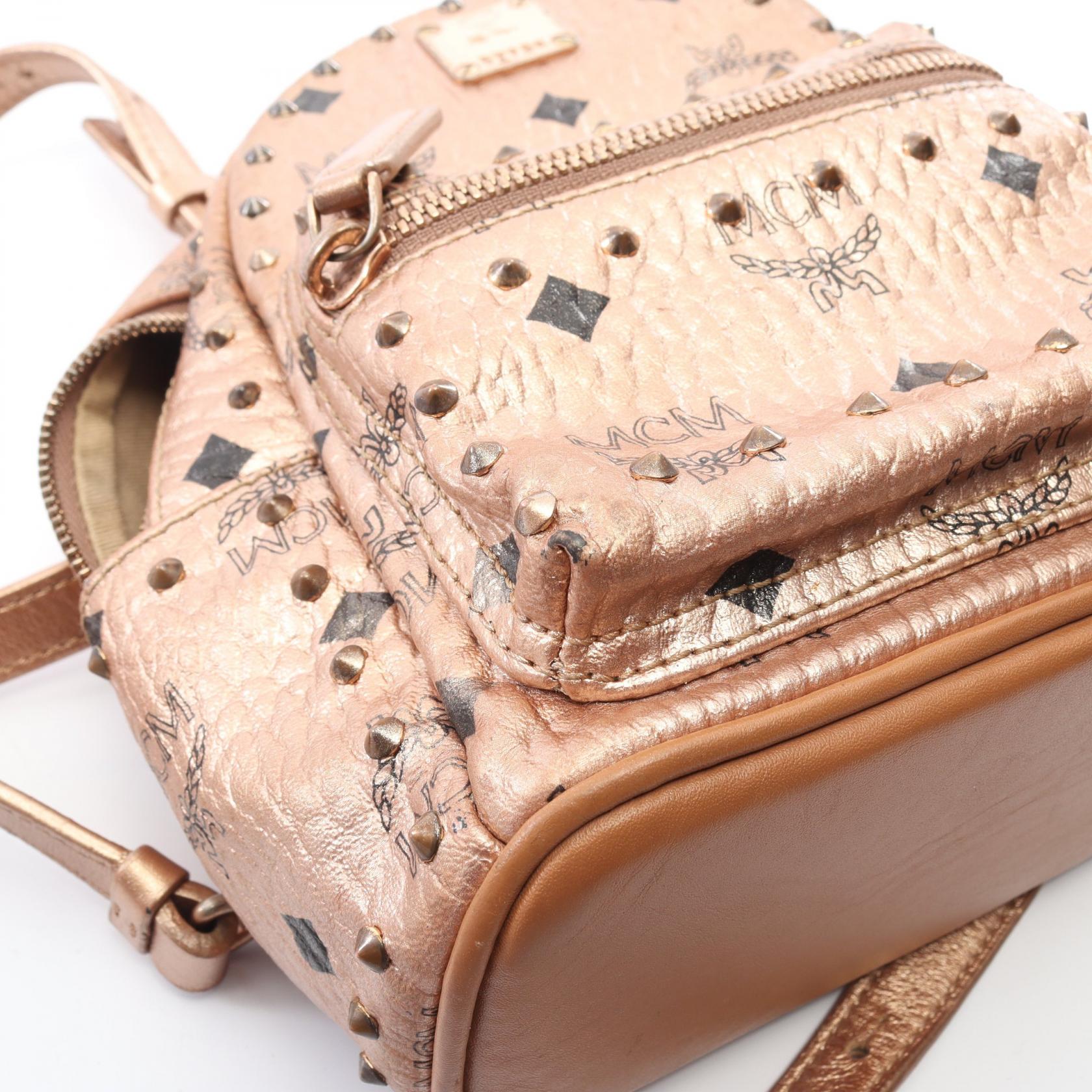 エムシーエム Bebebo Mini Backpack レザーリュックサック