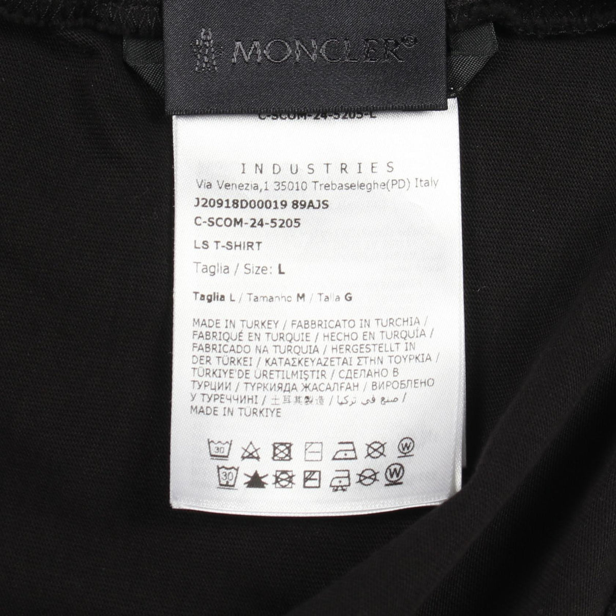 モンクレール コットン長袖Tシャツ