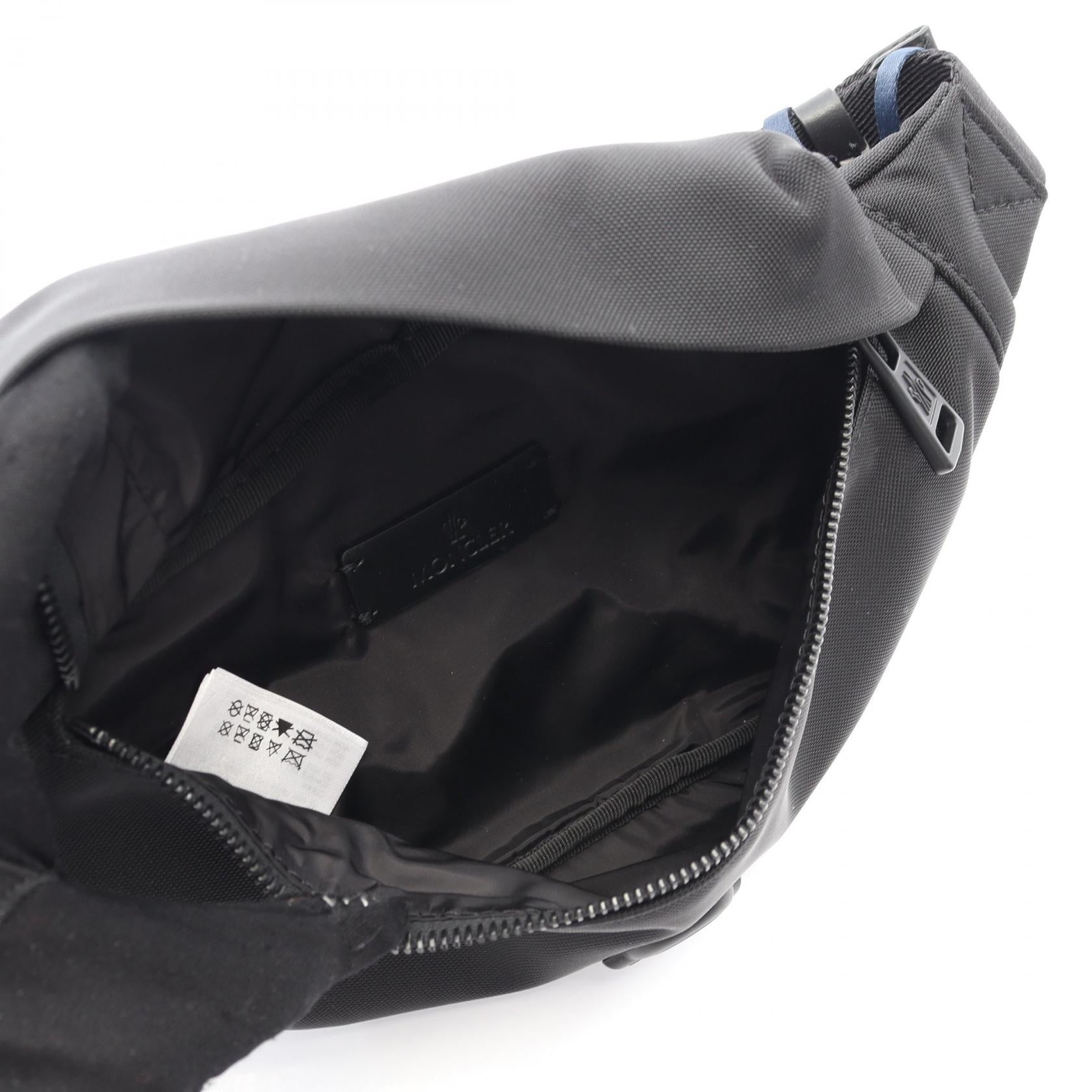 モンクレール DURANCE SMALL ナイロン レザー ウエストバッグ