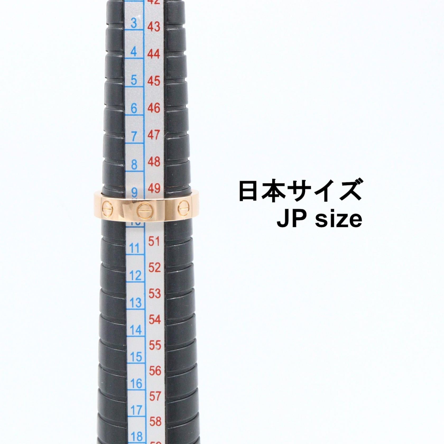 カルティエ ミニラブリング K18PG ダイヤモンド リング 9号