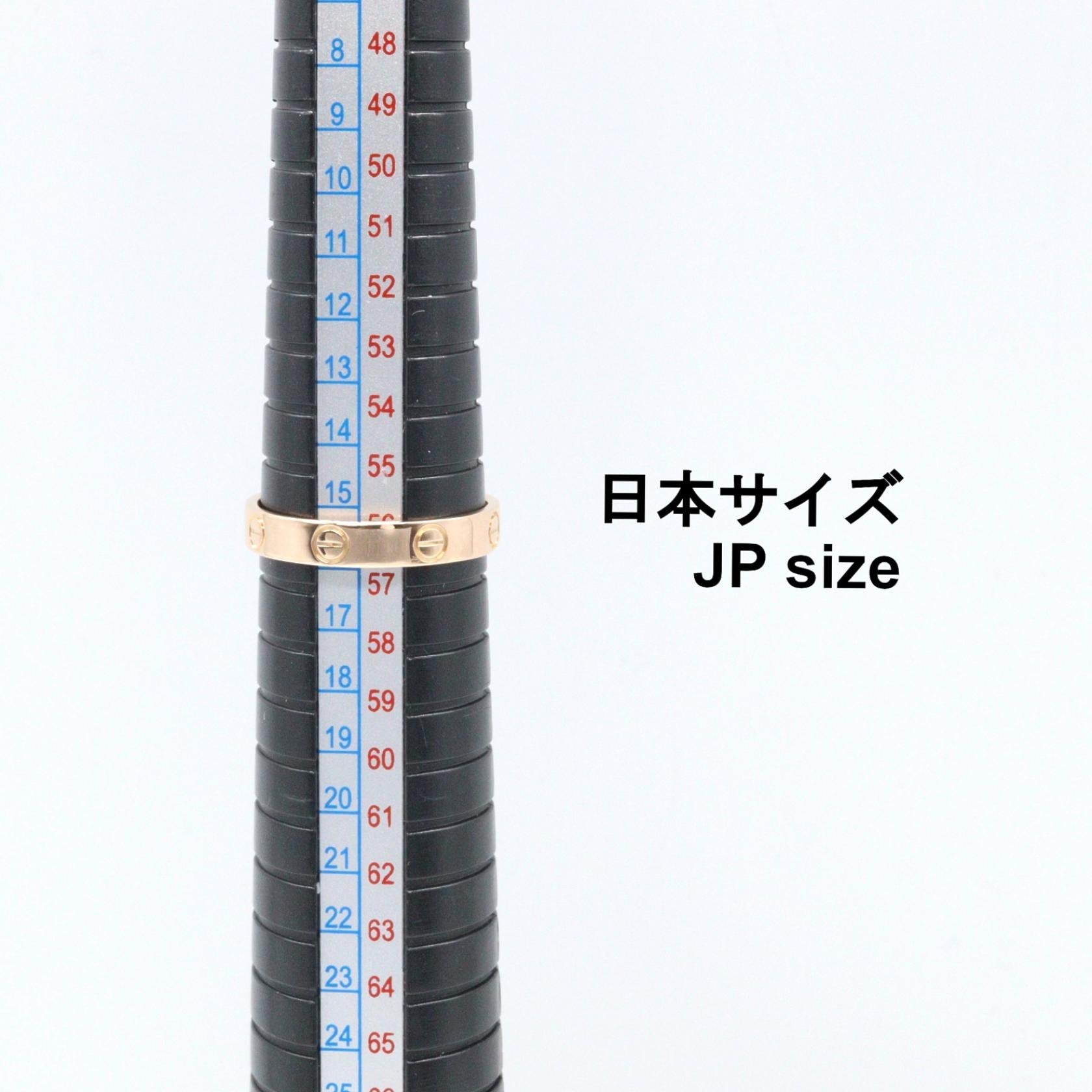 カルティエ ミニラブリング Au750 リング 16号