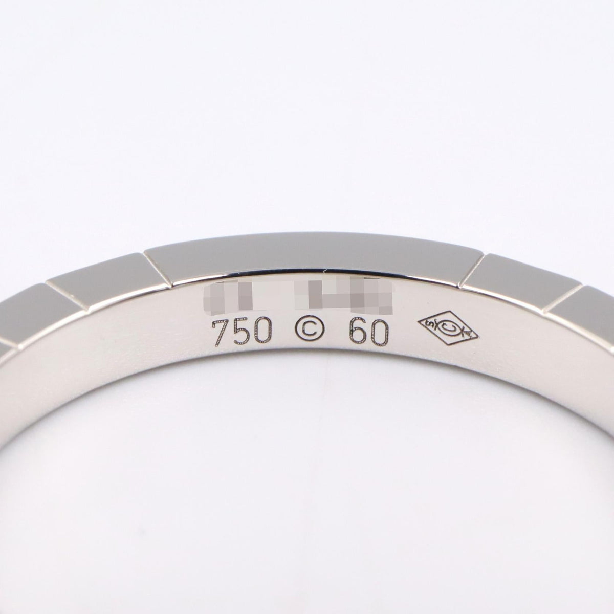 カルティエ ラニエール Au750ホワイトゴールド リング 19号