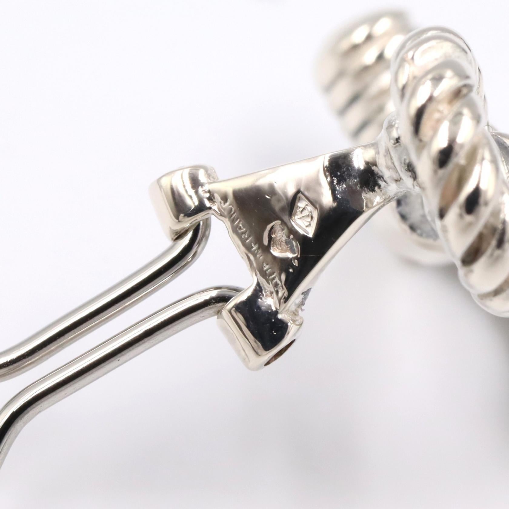 エルメス ロープ シルバー925 イヤリング