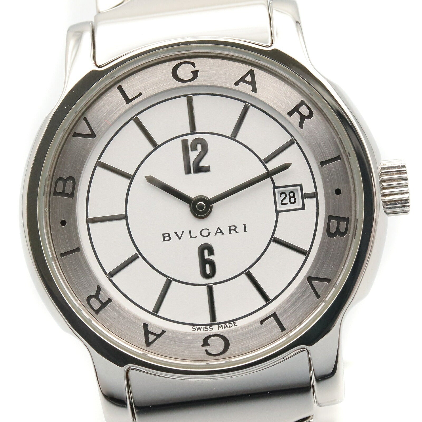 ブルガリ ソロテンポ ステンレススチール 腕時計
