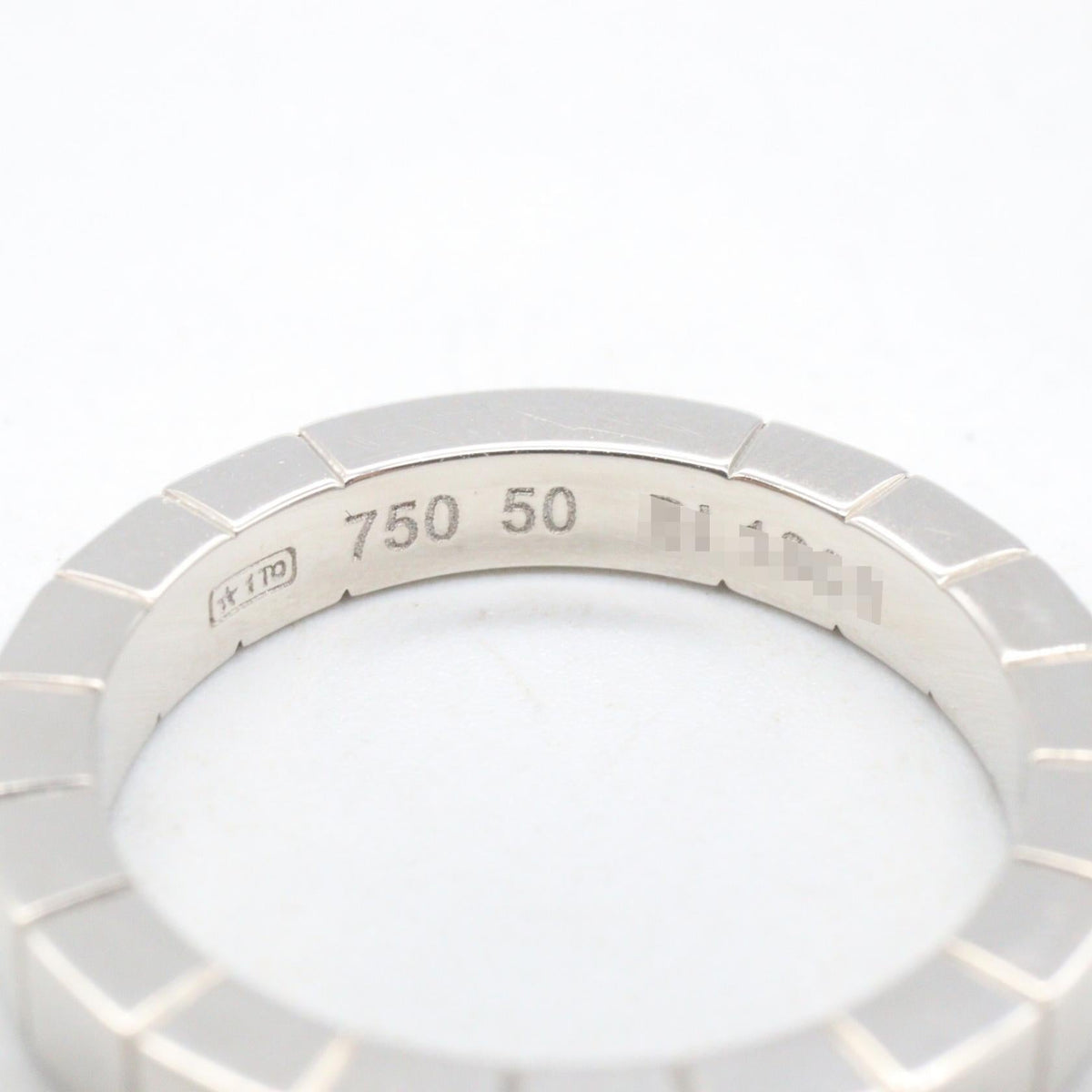 カルティエ ラニエール Au750ホワイトゴールド リング 9号