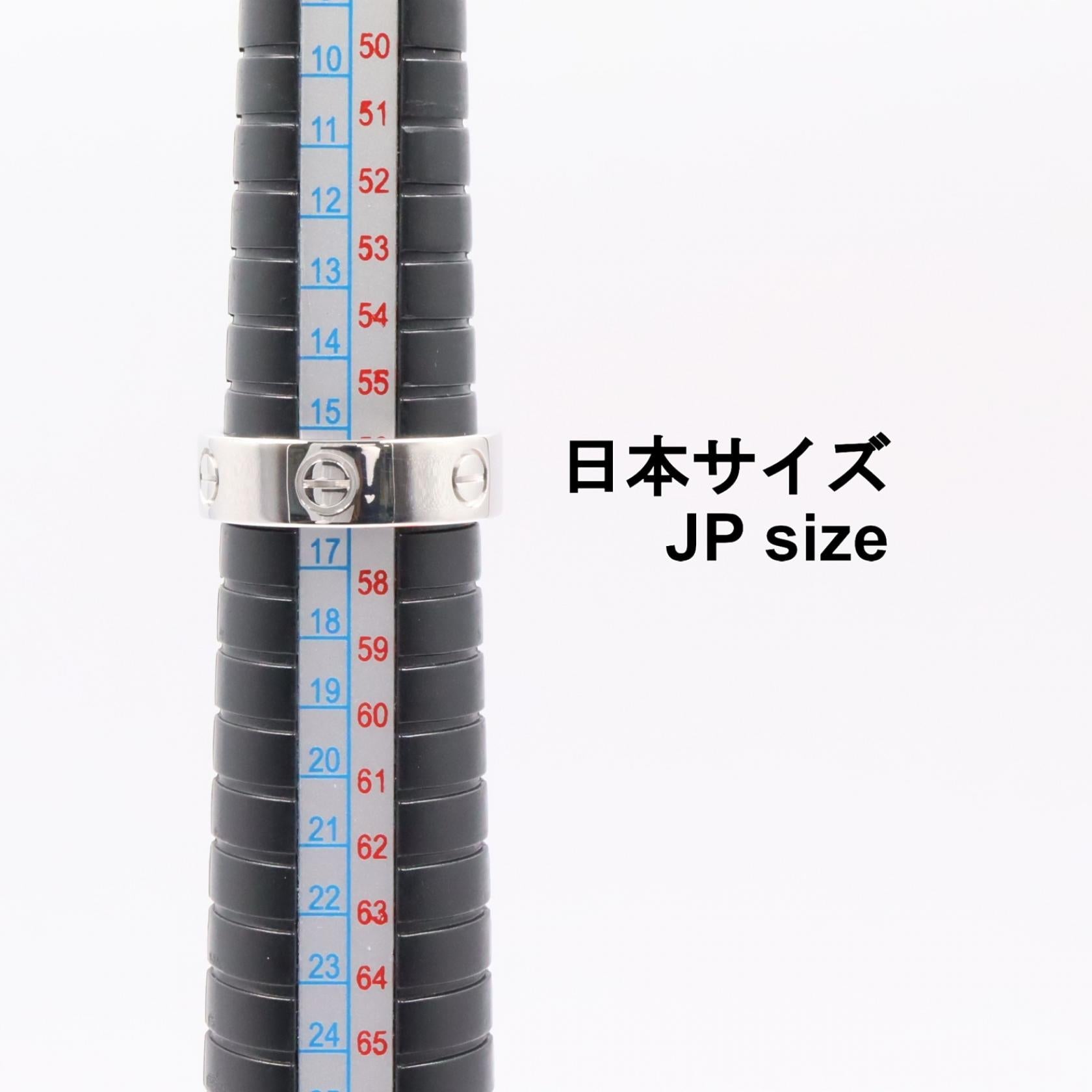 カルティエ ラブ Au750ホワイトゴールド リング 16号