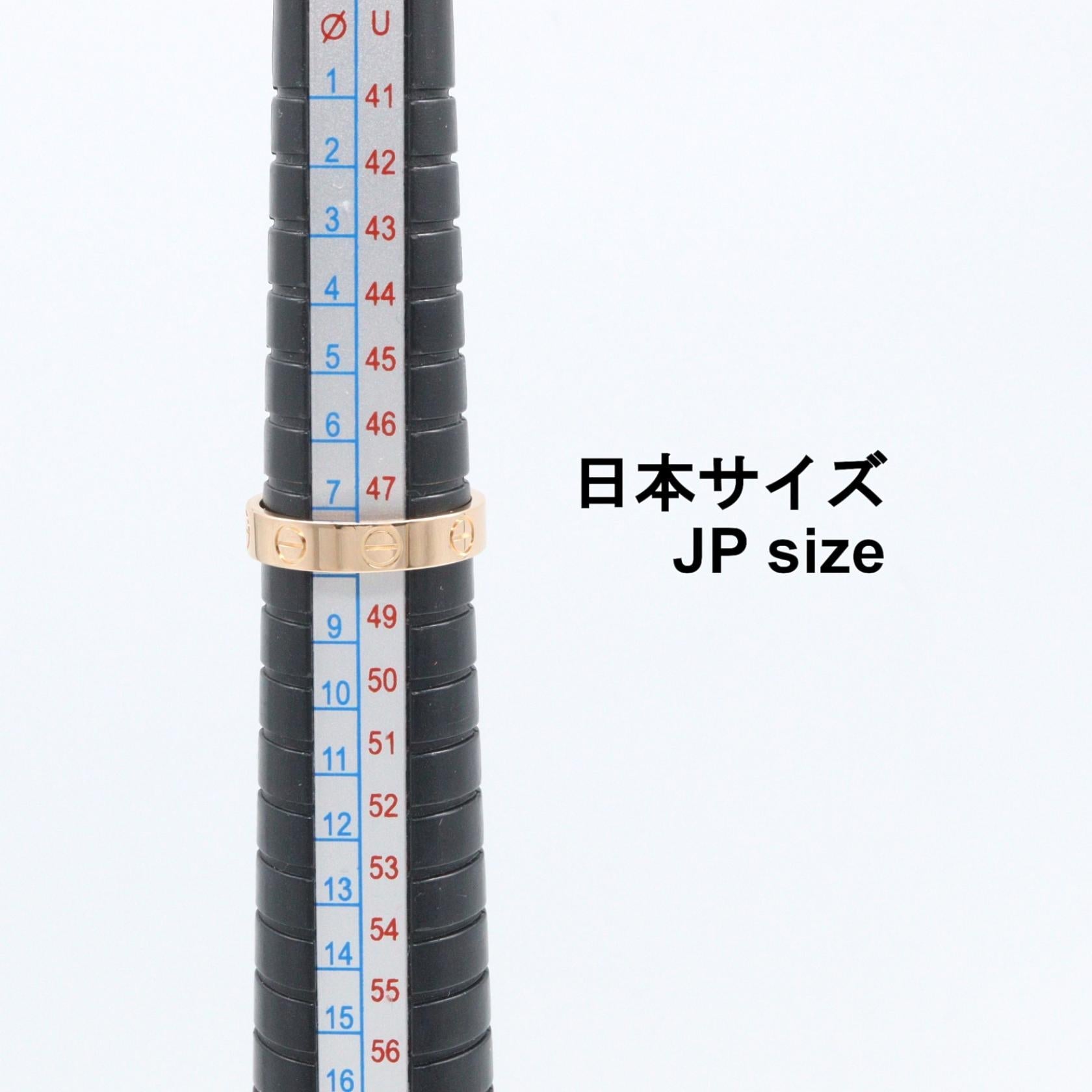 カルティエ ミニラブ Au750リング 7号