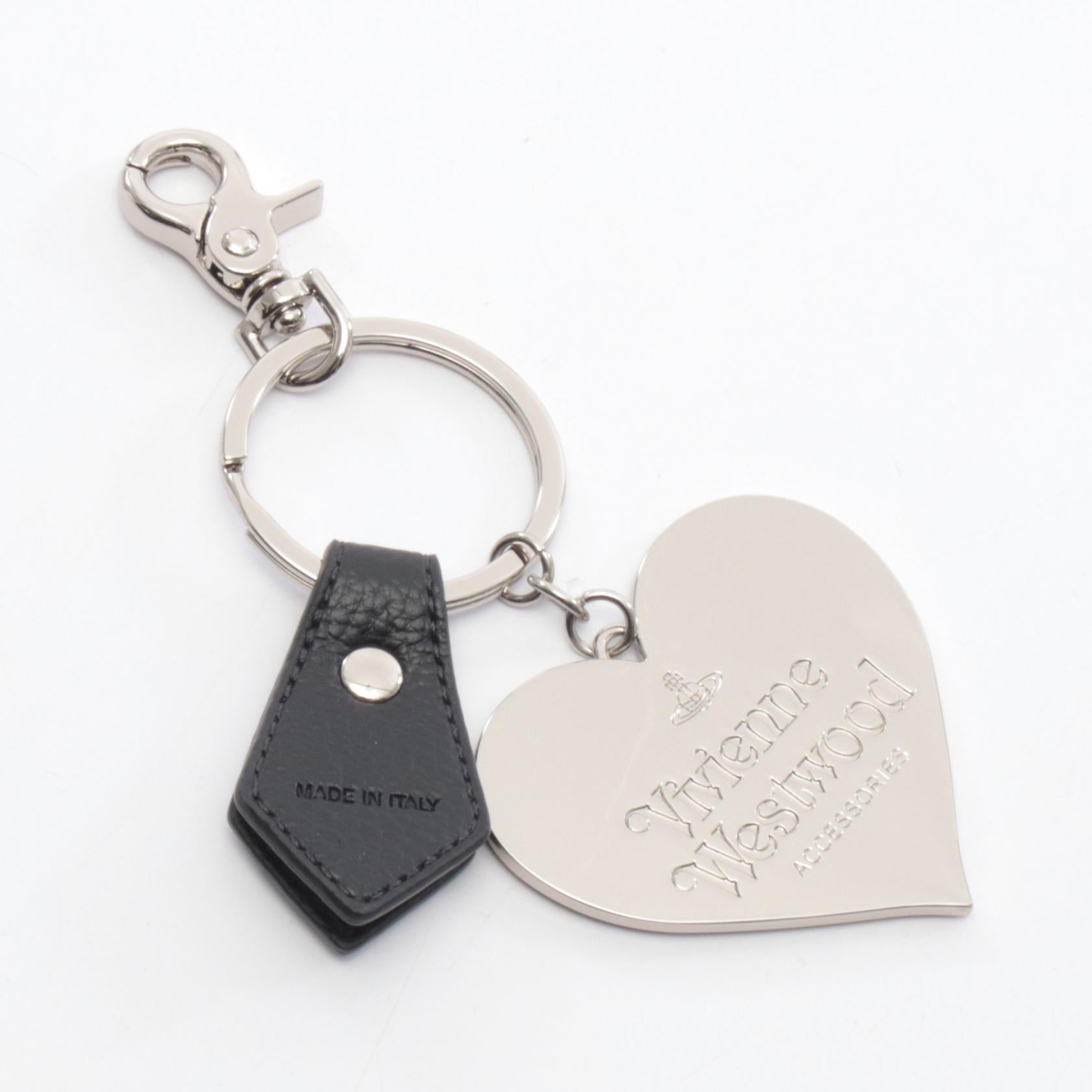ヴィヴィアンウエストウッド MIRROR HEART ORB レザーメタルチャーム