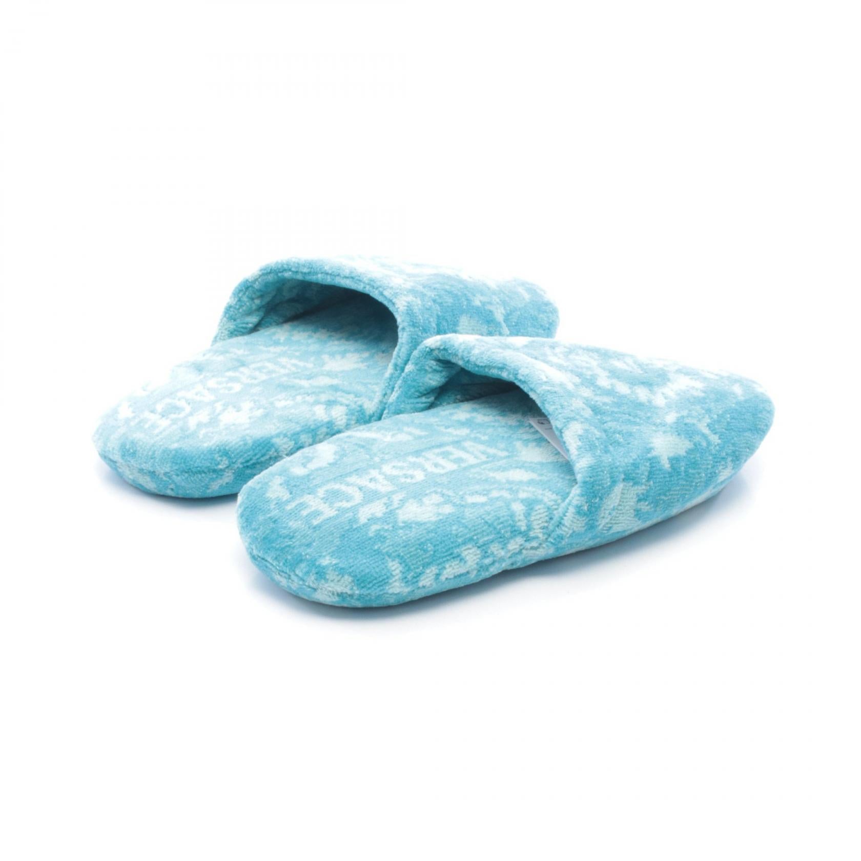 ヴェルサーチェ BATH SLIPPERS BAROCCO コットンカシミヤサンダル