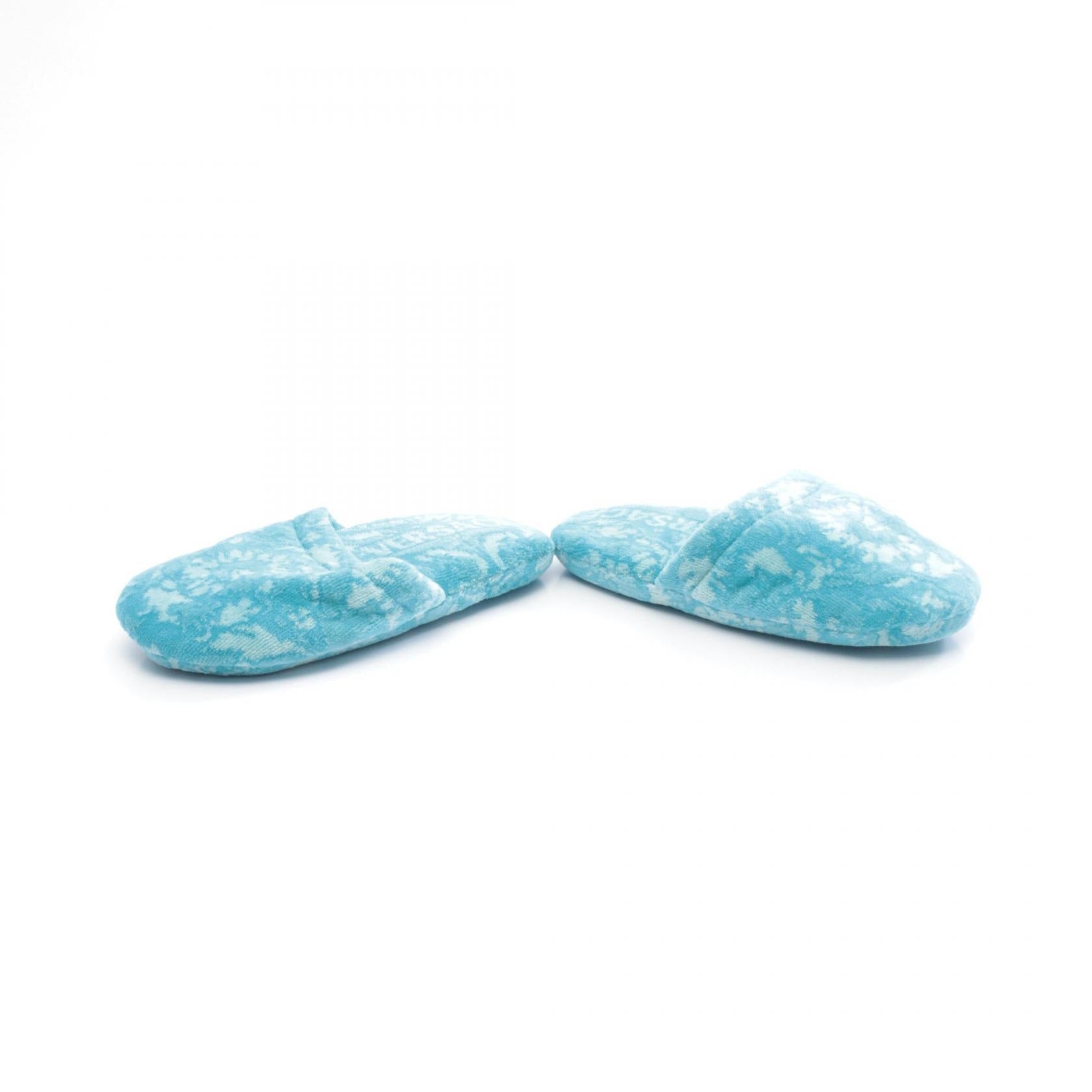 ヴェルサーチェ BATH SLIPPERS BAROCCO コットンカシミヤサンダル