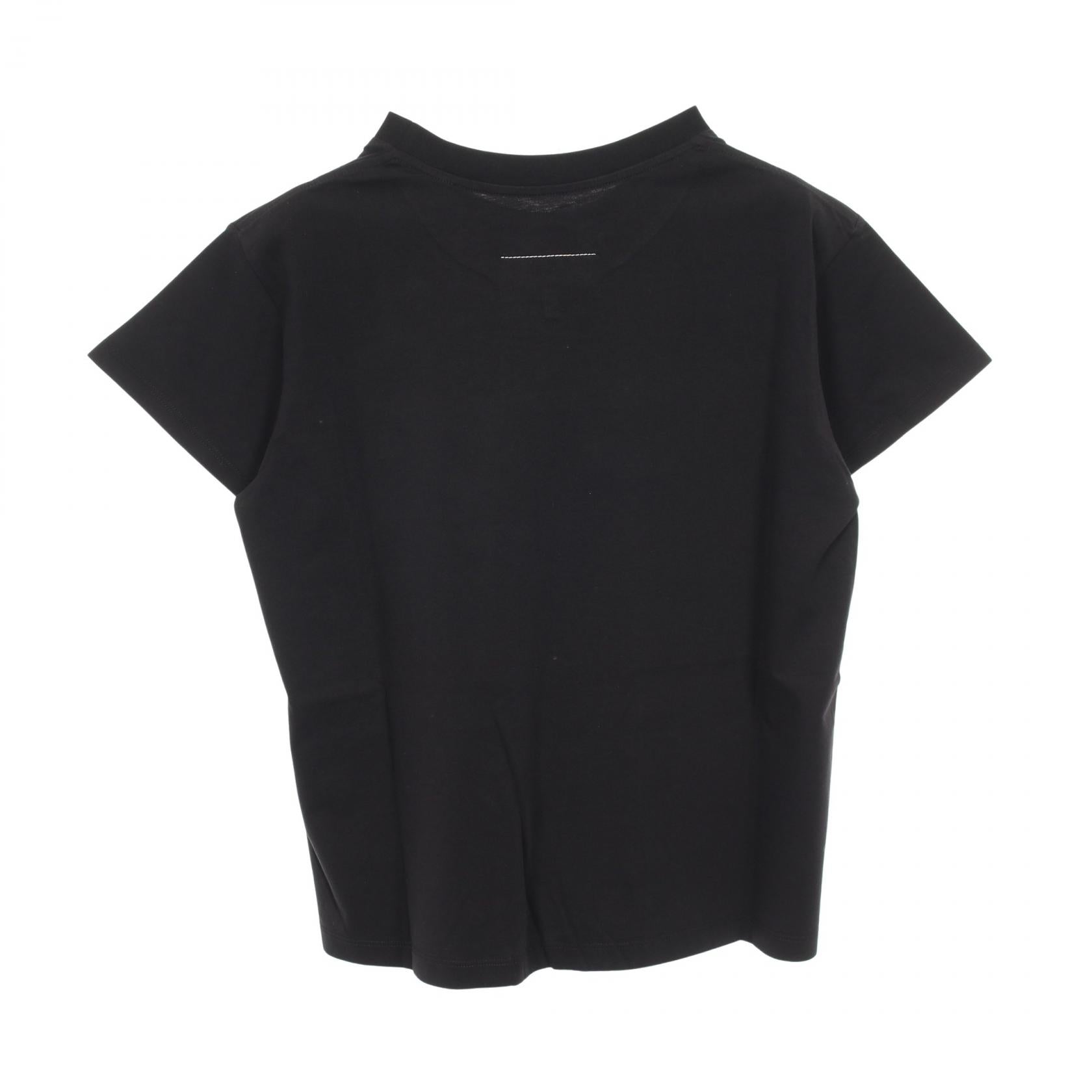 エムエムシックス ナンバリングロゴ コットン 半袖Tシャツ