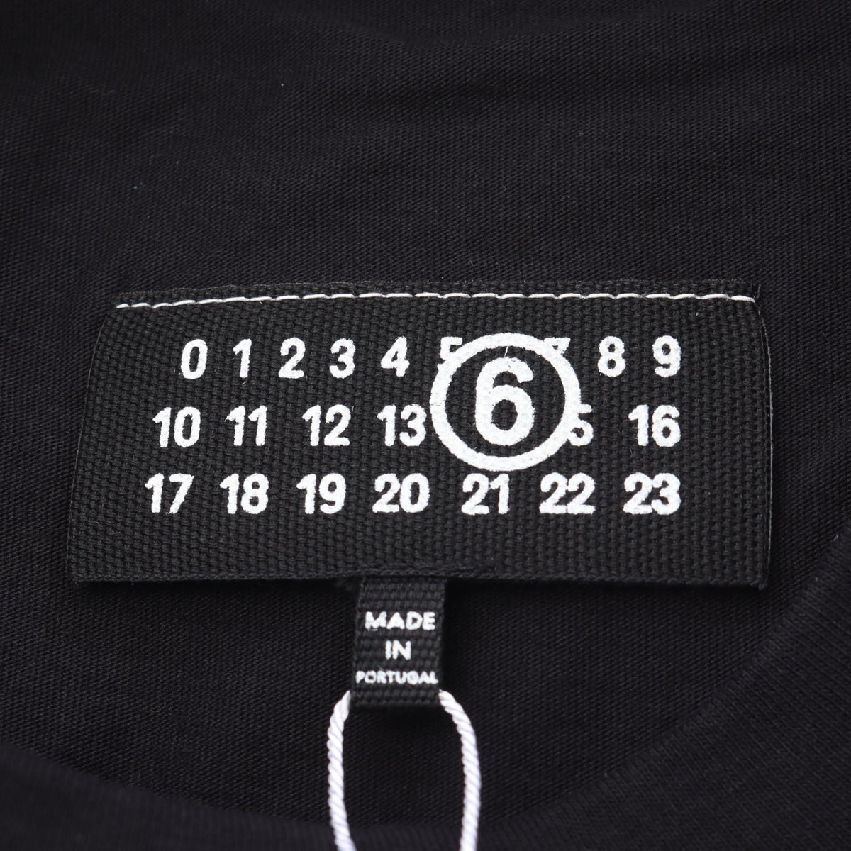 エムエムシックス ナンバリングロゴ コットン 半袖Tシャツ